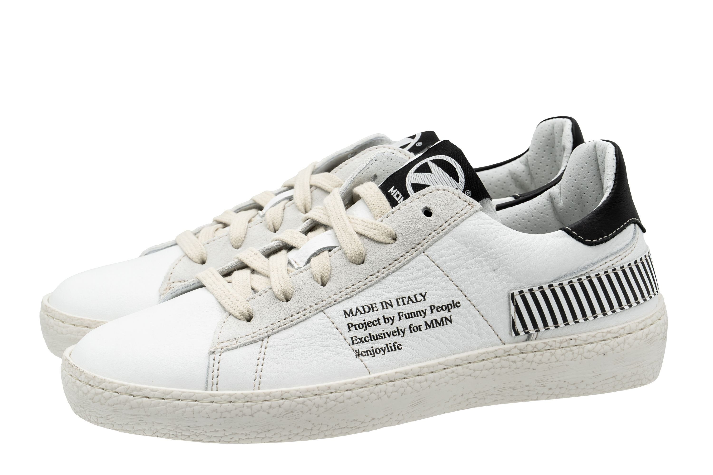 Momino Momino Sneaker 4040 Schuhe low top Leder Weiß Sneaker | Sneaker