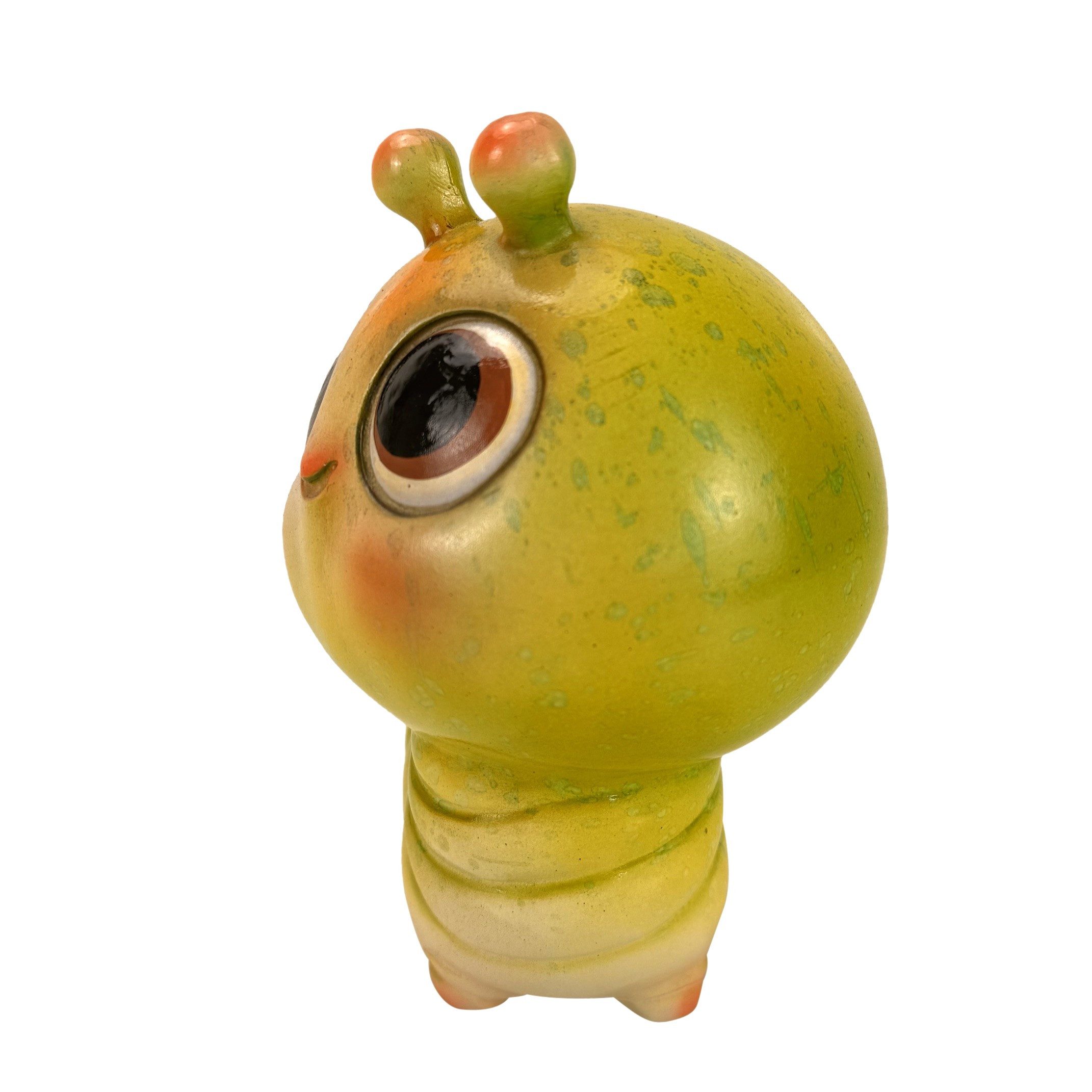 Online-Fuchs Gartenfigur Regenwurm, Raupe für außen - farbenfrohe Deko Figuren, Tiere, (farbenfroh, süßes Design), aus langlebigem Kunstharz gefertigt, wetterfest - 15 bis 18 cm groß