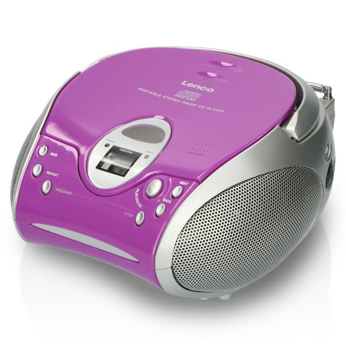 Lenco SCD-24 Purple Radio