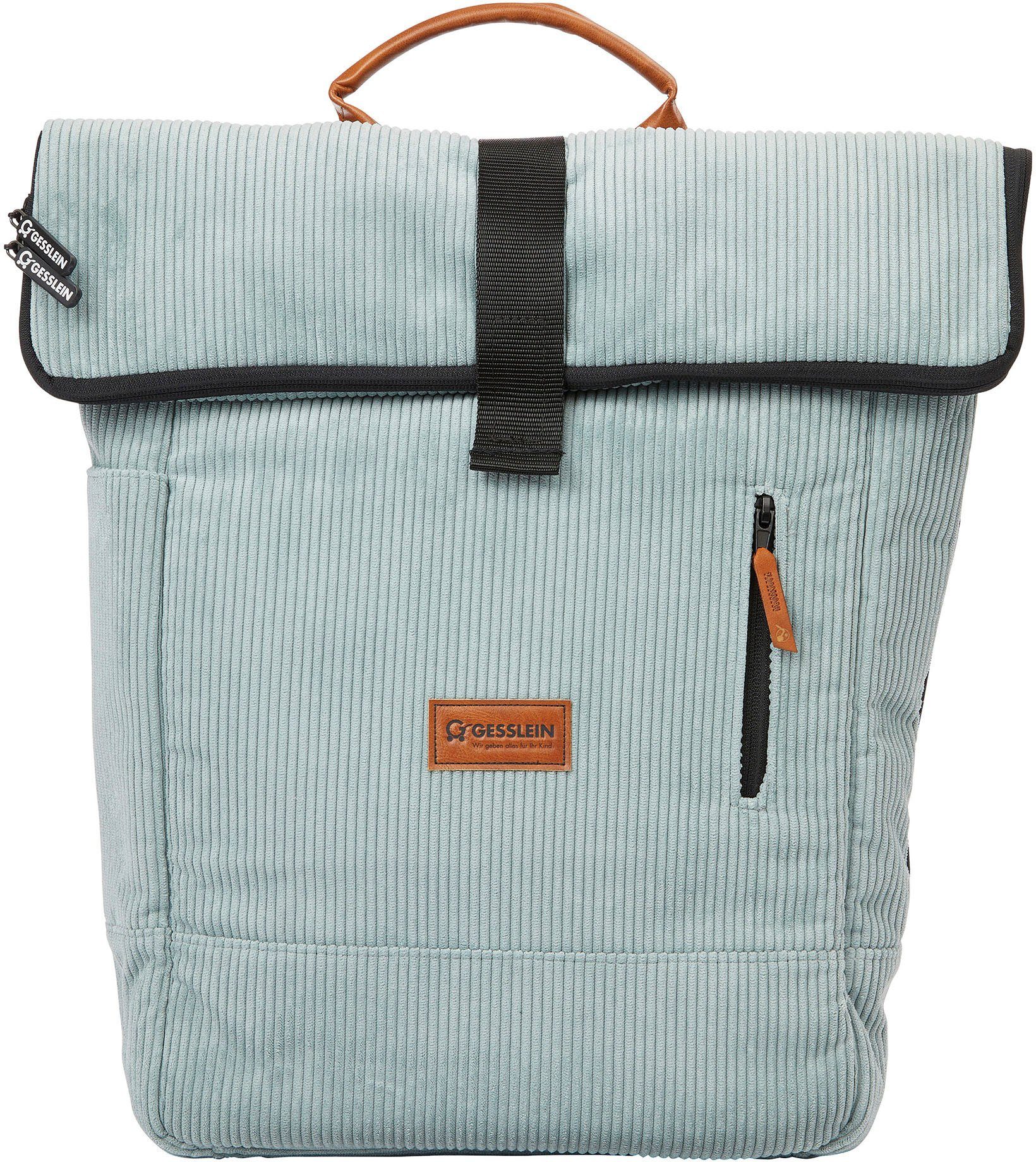Gesslein Wickelrucksack N°6, eisblau, Made in günstig online kaufen