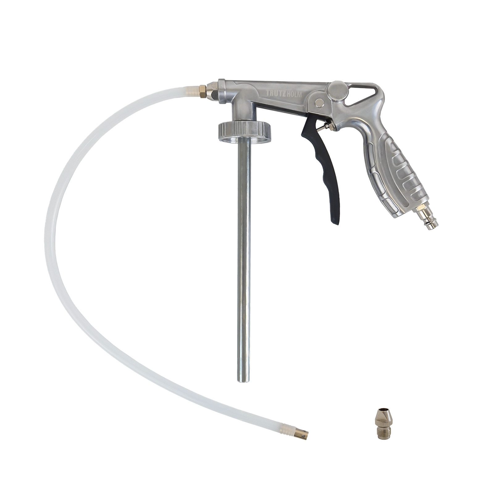 TRUTZHOLM Lackierpistole Hohlraumpistole Hohlraumversiegelung Druckluft-Unterbodenschutzpistole, inkl. Schlauch