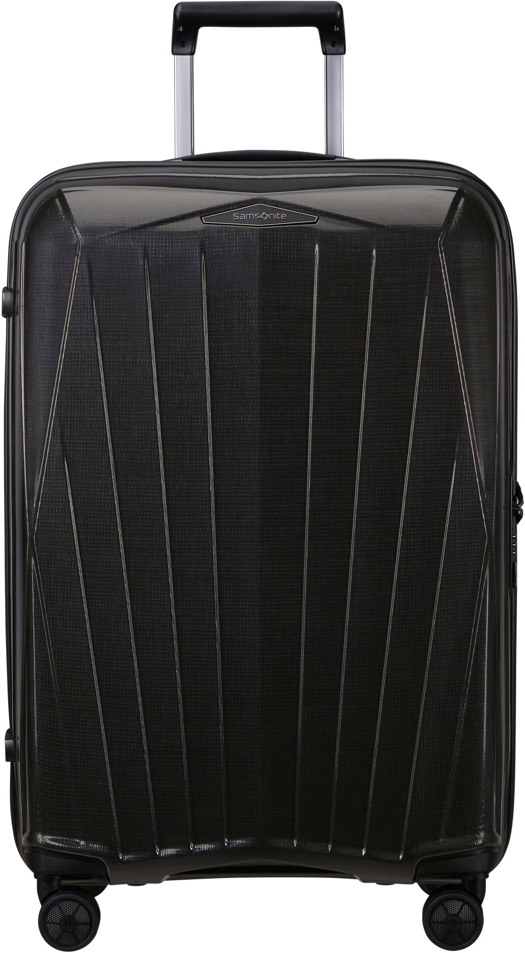 in 4 Hartschalen-Trolley cm, Major-Lite, 69 black, Rollen, Samsonite Made Europe