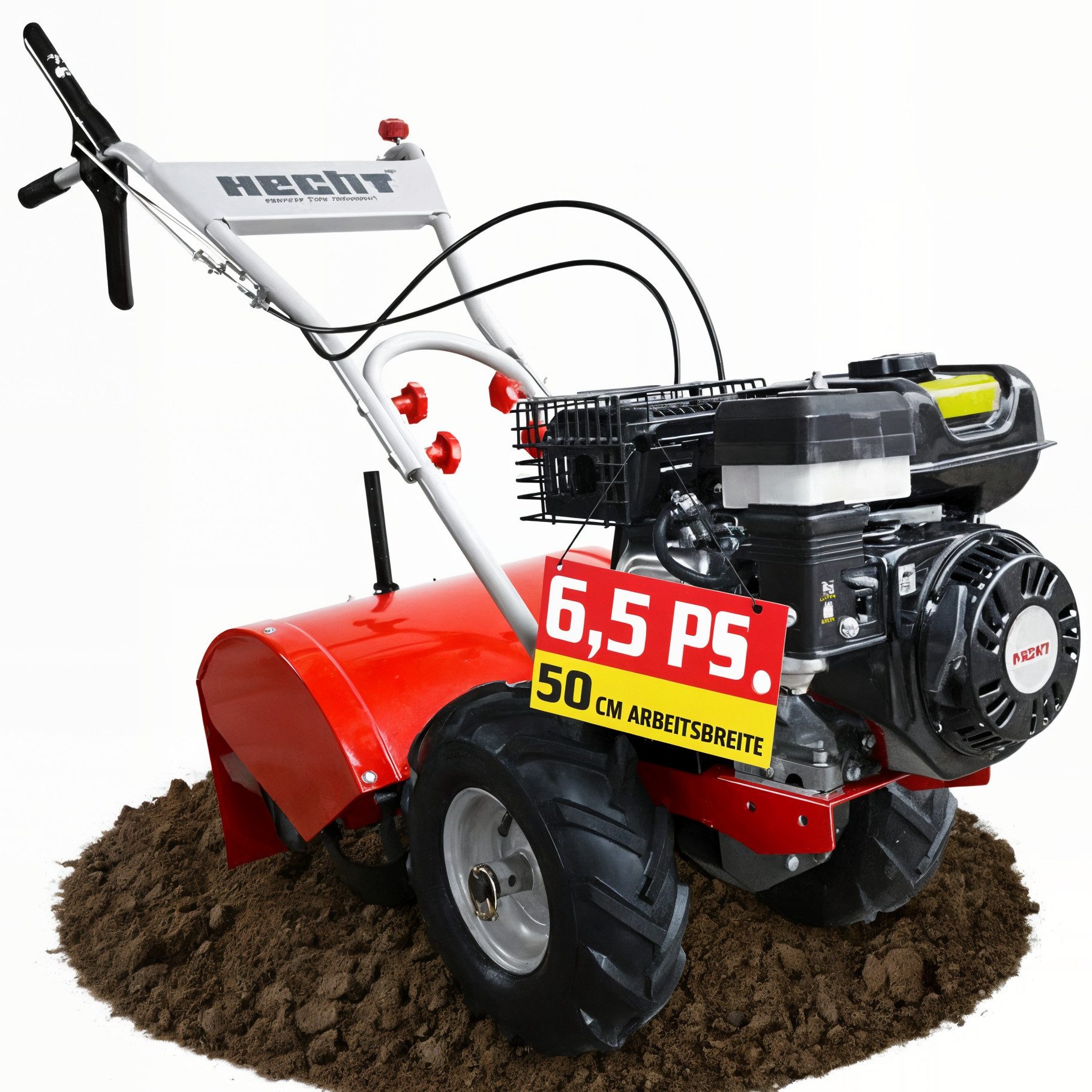 Hecht Benzinmotorhacke Gartenfräse 750, 50,00 cm günstig online kaufen