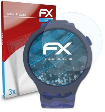 atFoliX Schutzfolie Displayschutz für Swatch BBsky Pay 47mm, (3 Folien), Ultraklar und hartbeschichtet