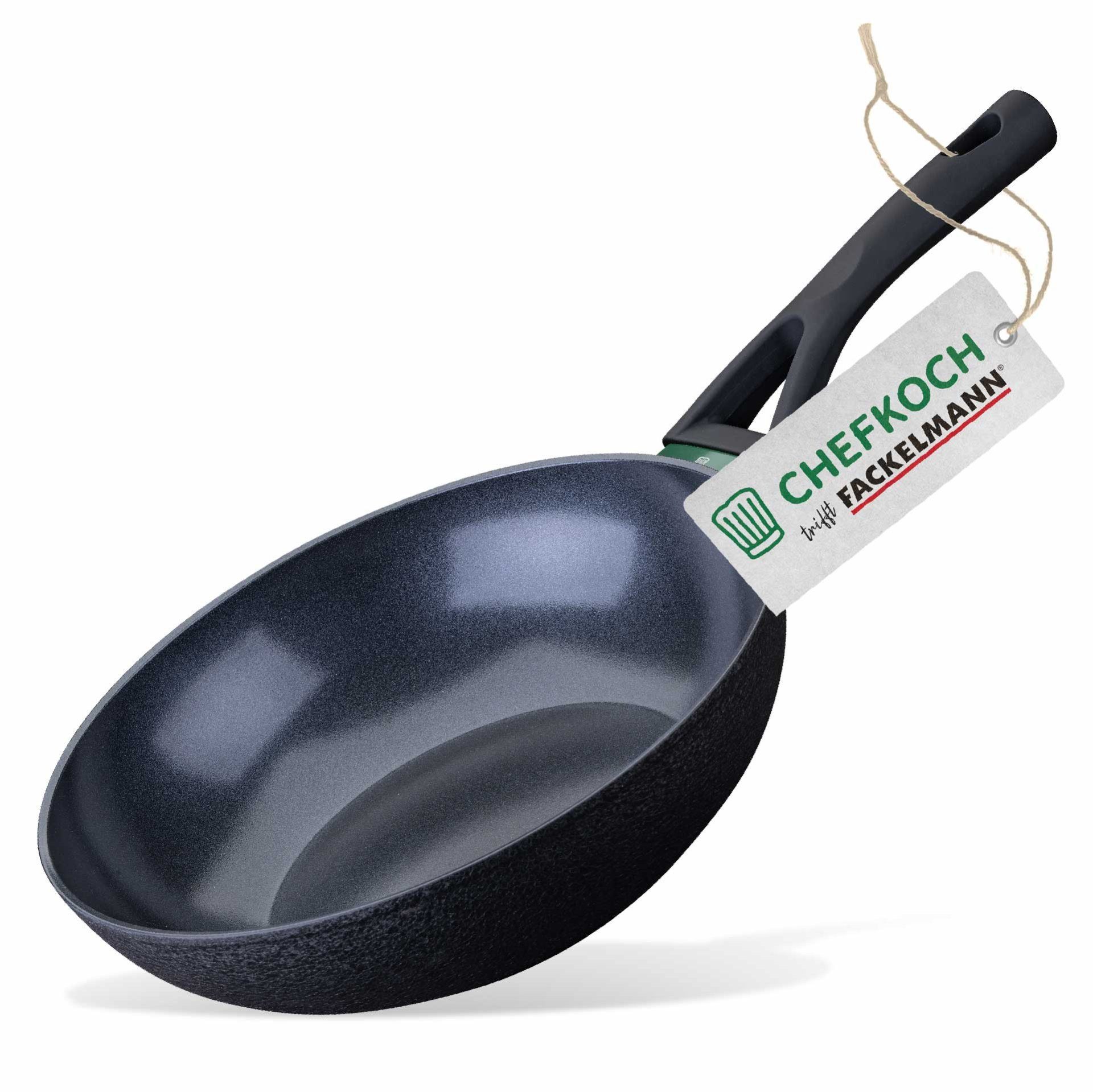 Chefkoch trifft Fackelmann Bratpfanne Bratpfanne, Kochpfanne, Aluminium-Pfanne, Antihaft-Pfanne
