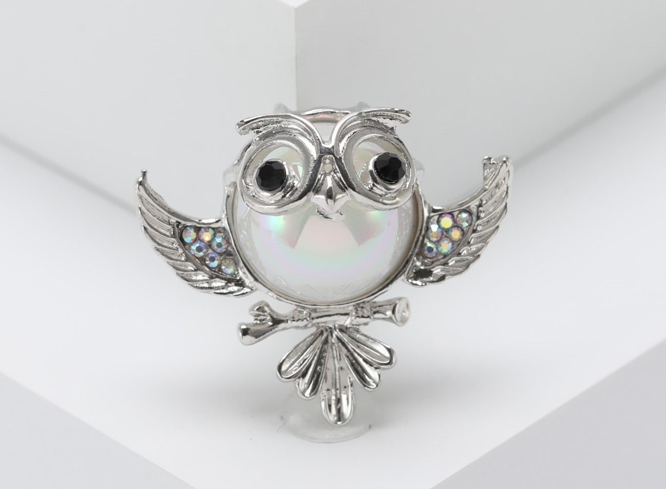 MayTree Brosche "Kleine Eule" (Stück, 1-tlg), Metallbrosche in Form einer k günstig online kaufen