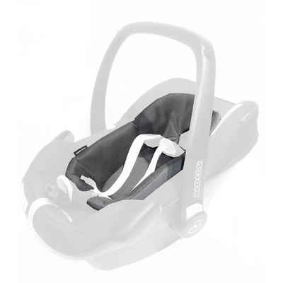 Maxi-Cosi Kinder-Sitzauflage Maxi Cosi Sitzverkleinerer Inlay für Pebble Plus Nomad Black als Ersatzteil, aus 100% Polyester, verbesserte Liegeposition und anschmiegsame Einlage für Neugeborene weich und kuschelig, einfache Montage