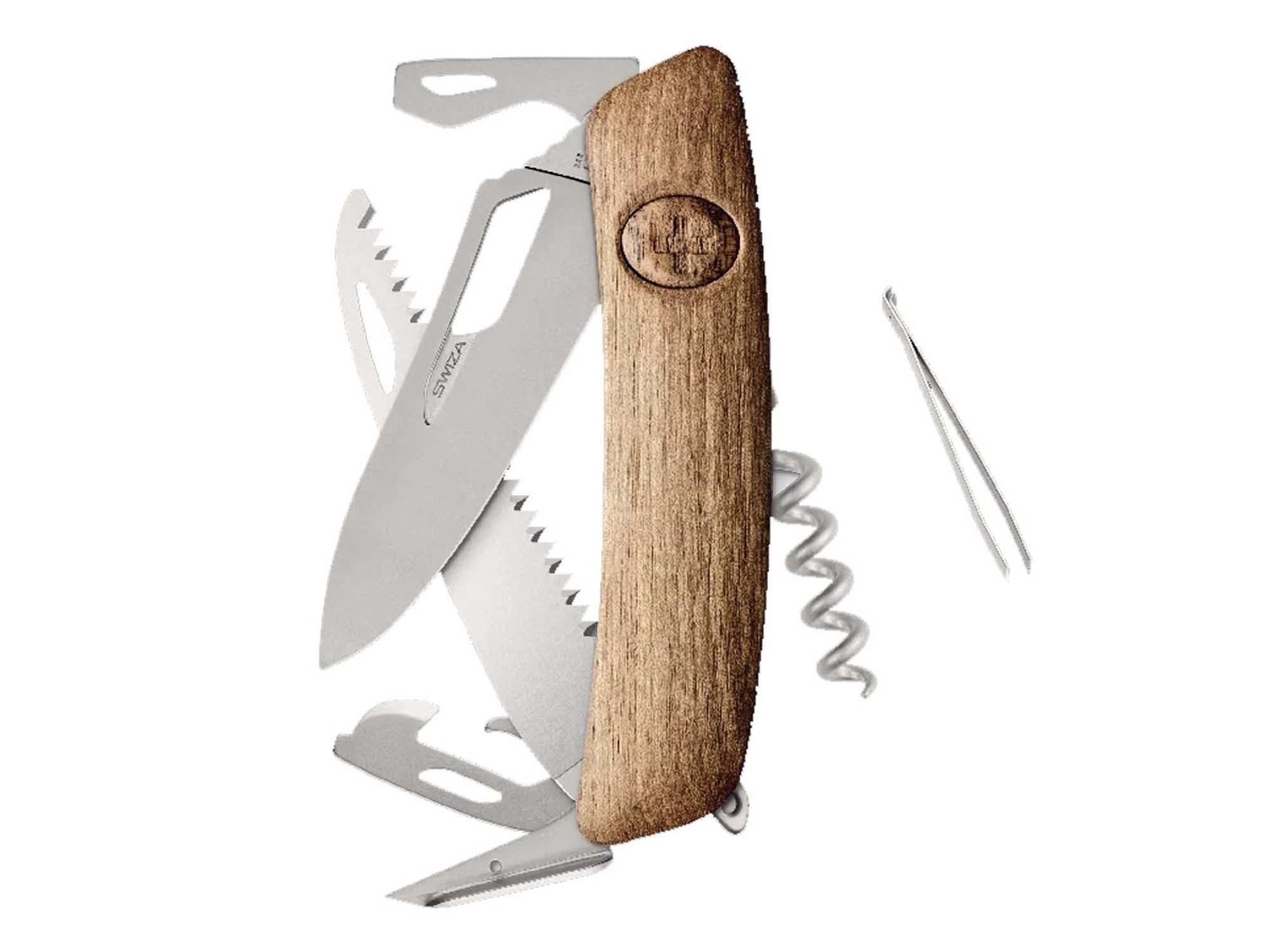 SWIZA Taschenmesser Swiza SH05R AM Holz Walnuss KSH.0056.6300