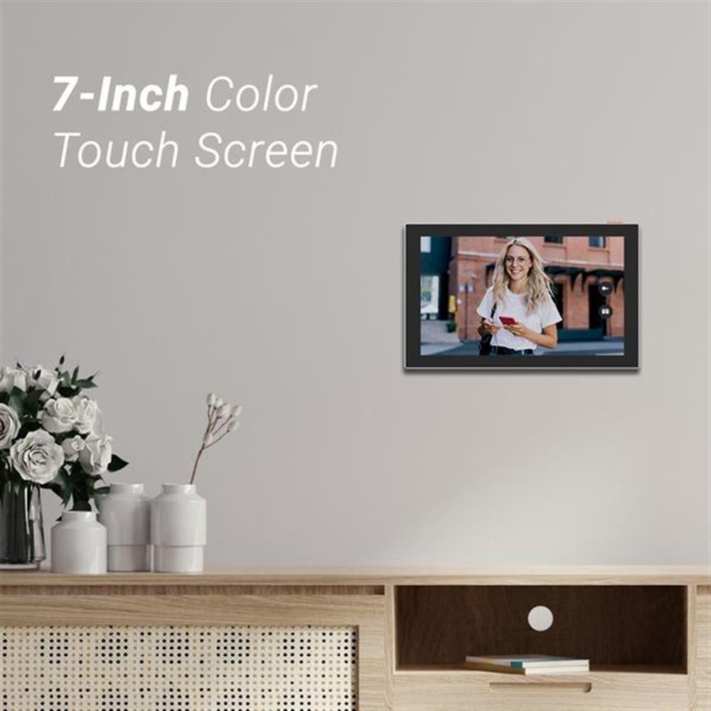 EZVIZ Video-Türsprechanlage EZVIZ HP5 1080p Video-Türsprechanlage mit 7-Zoll Touchscreen (Smart Home Video Türsprechanlage)