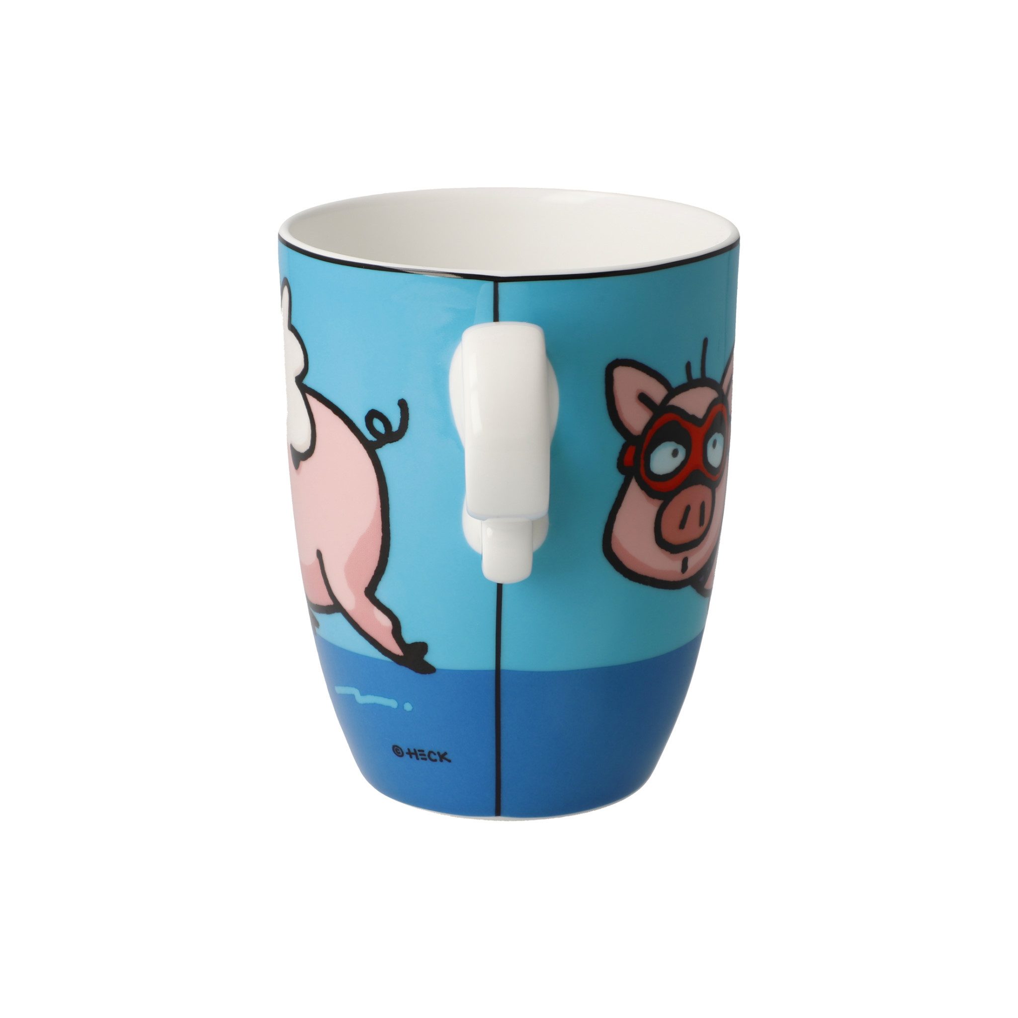 Goebel Becher KÜNSTLERTASSE WHEN PIGS FLY, Fine Bone China, mit Künstlermotiv