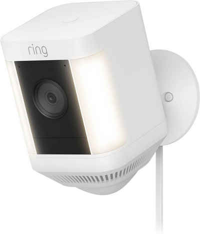 Ring Spotlight Cam Plus, Plug-in - White - EU Überwachungskamera (Außenbereich)