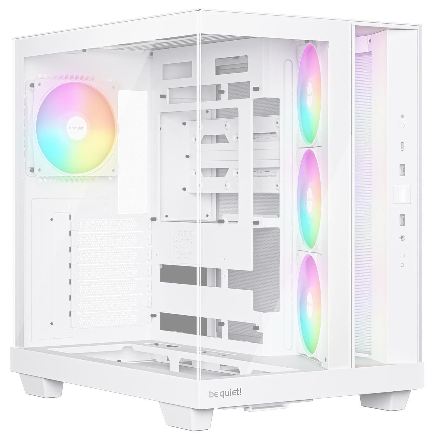 BeQuiet Computer-Kühler BGW86, Vollverglaste Front und Seitenpaneele