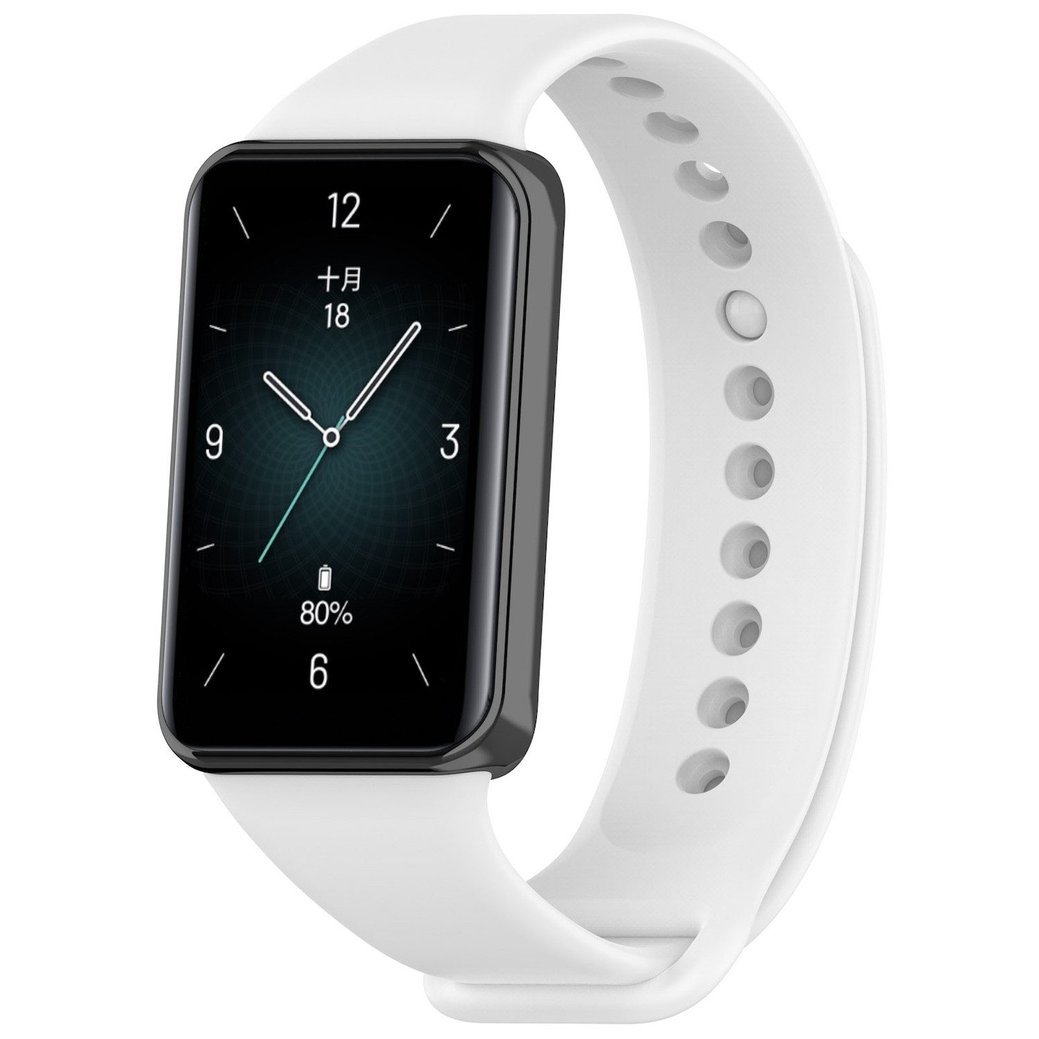 Wigento Smartwatch-Armband Für Honor Band 9 hochwertiges TPU Solid Color Watch Ersatz Arm Band