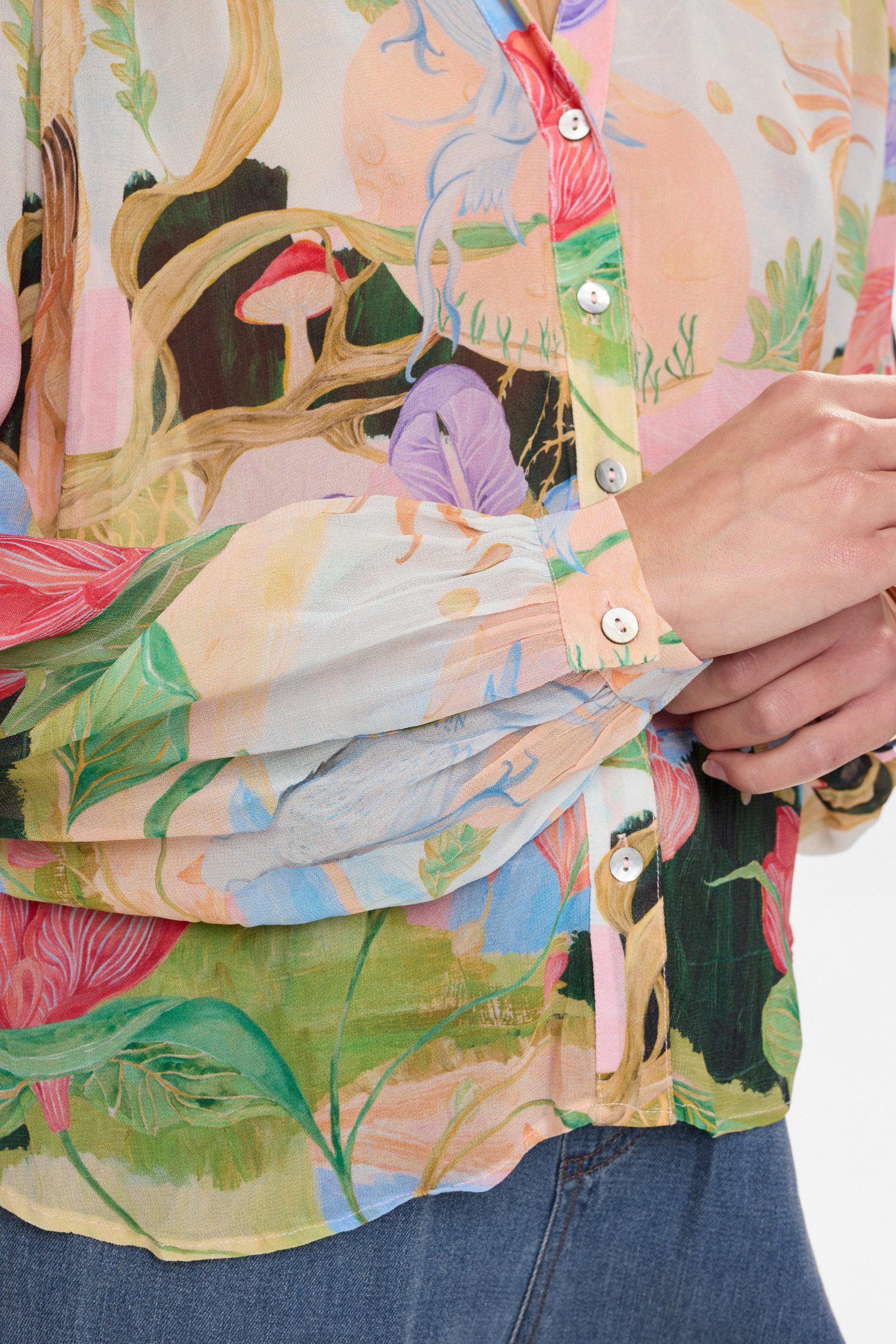 nümph Klassische Bluse