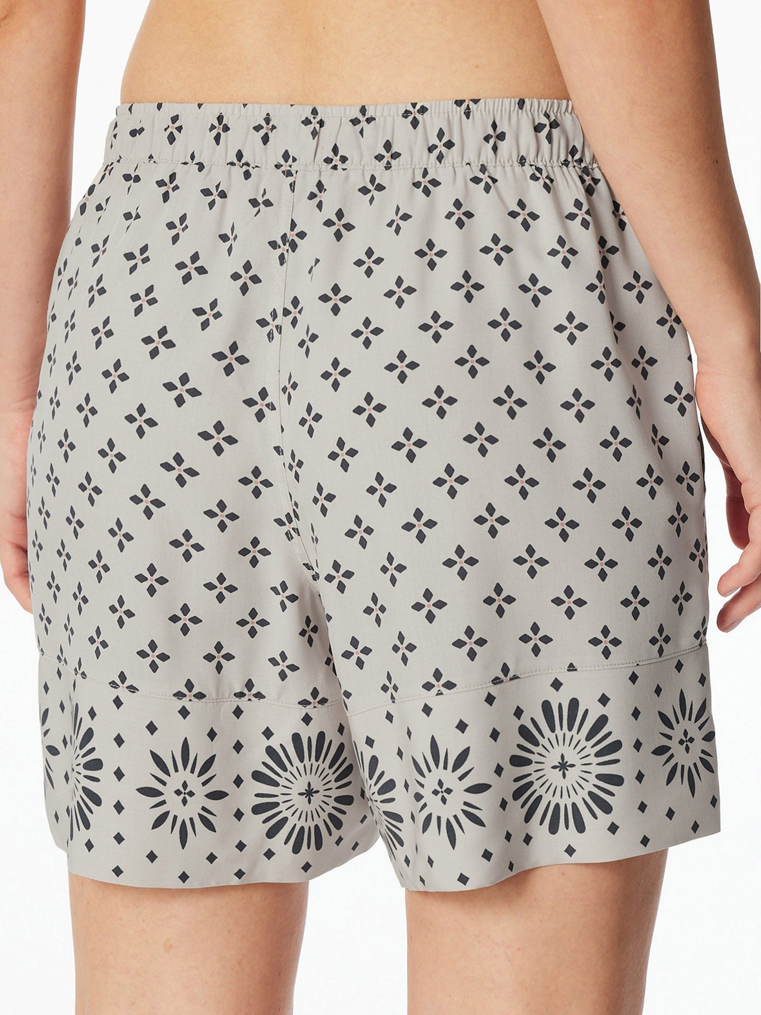 Schiesser Pyjamashorts Mix & Relax Web sleepwear schlafmode schlafanzug