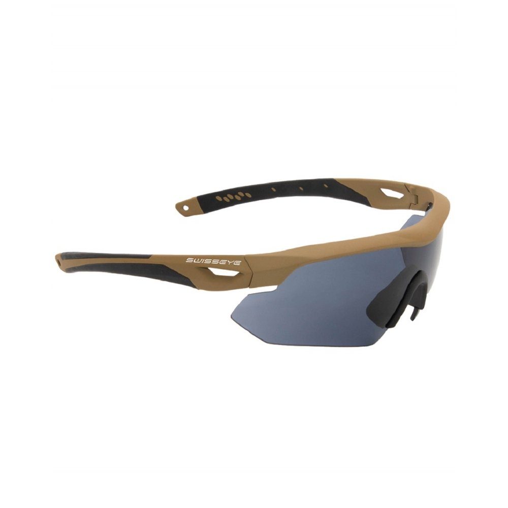 SWISS EYE® Fahrradbrille TACT.BRILLE SWISS EYE® NIGHTHAWK, mit Antifog- und Antiscratch-Beschichtung coyote