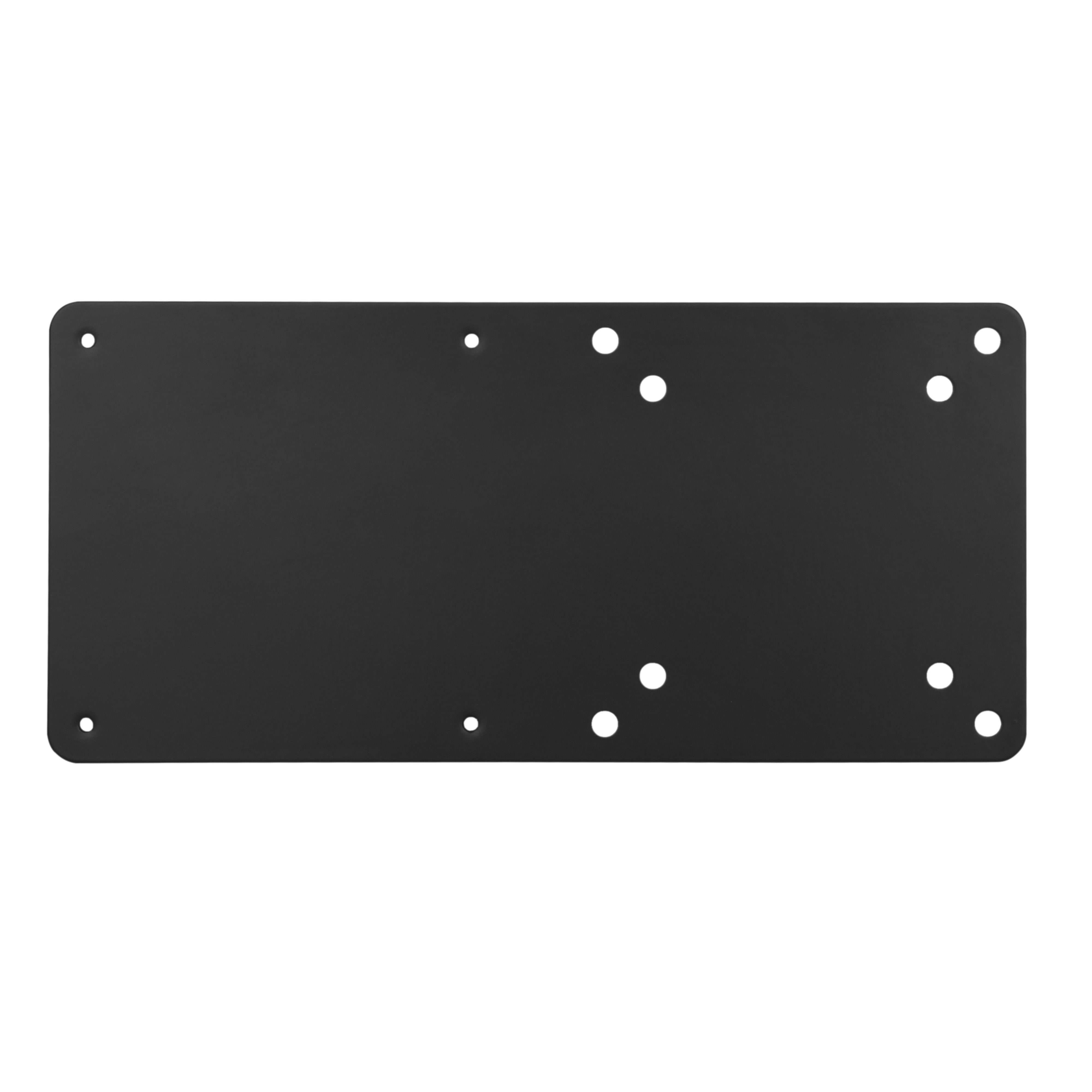 RICOO Halterungszubehör VESA Adapter Universal für Thin Client Intel NUC Mini PC F0211, (VESA 75x75 bis 100x100, 1-tlg., 3 kg Belastbarkeit, unterstützt VESA75x75 und 100x100 mm, Adapter für Thin-Client Intel NUC Mini PC Computer an Monitorhalterung)
