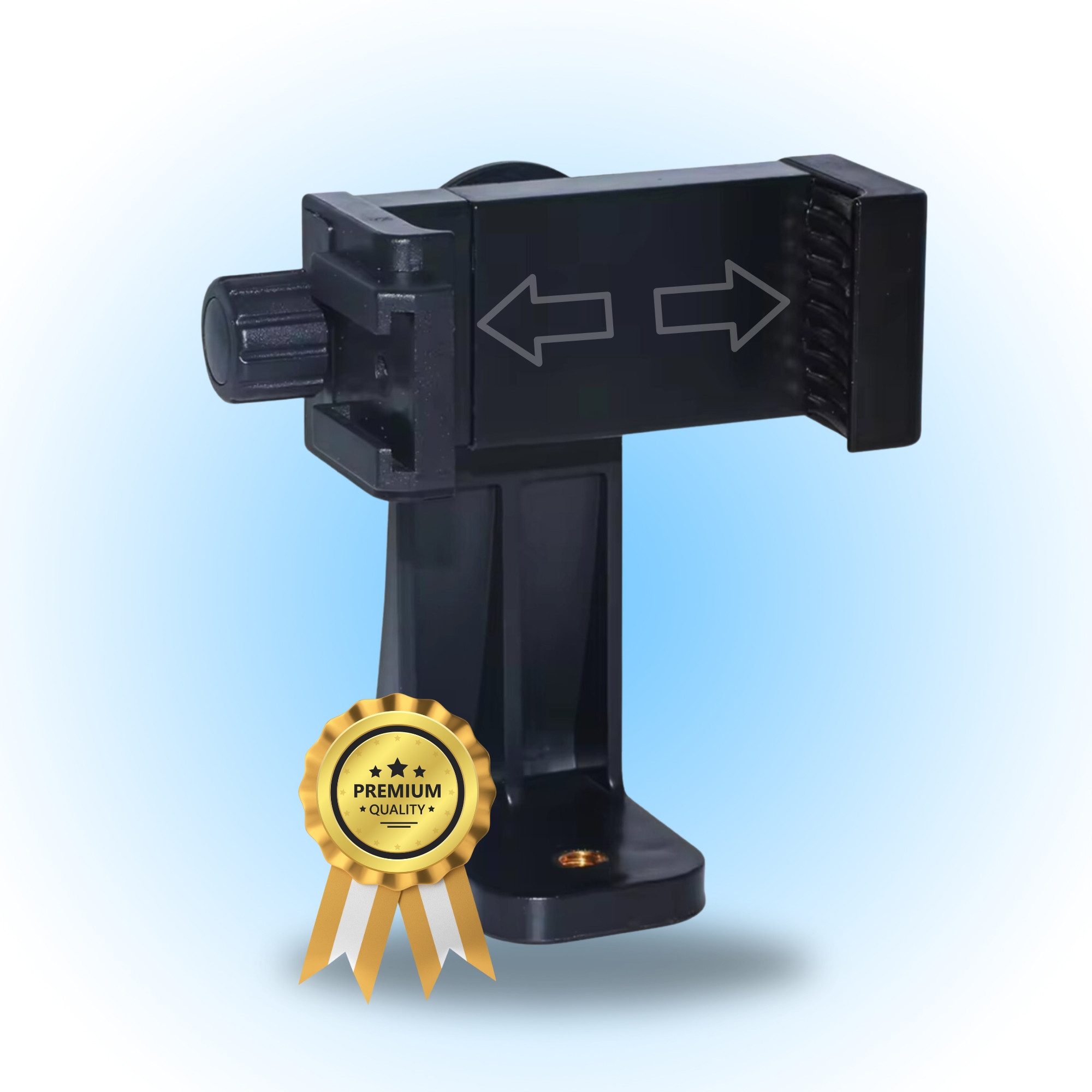TronicXL Smartphone-Halterung 360° Smartphone Adapter Kaltschuh ColdShoe Stativ Halterung drehbar, (1-tlg., drehbar, waagrecht, senkrecht)