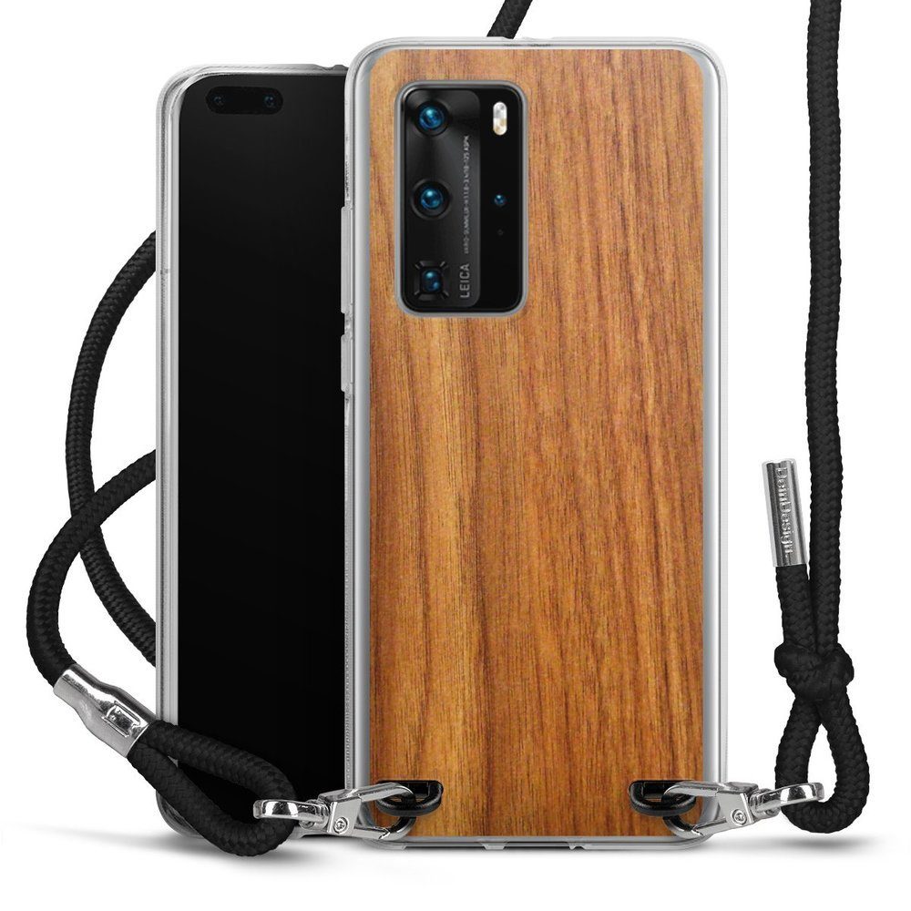 DeinDesign Handyhülle »Holzoptik Lärche Holz Lärche«, Huawei P40 Pro  Handykette Hülle mit Band Case zum Umhängen