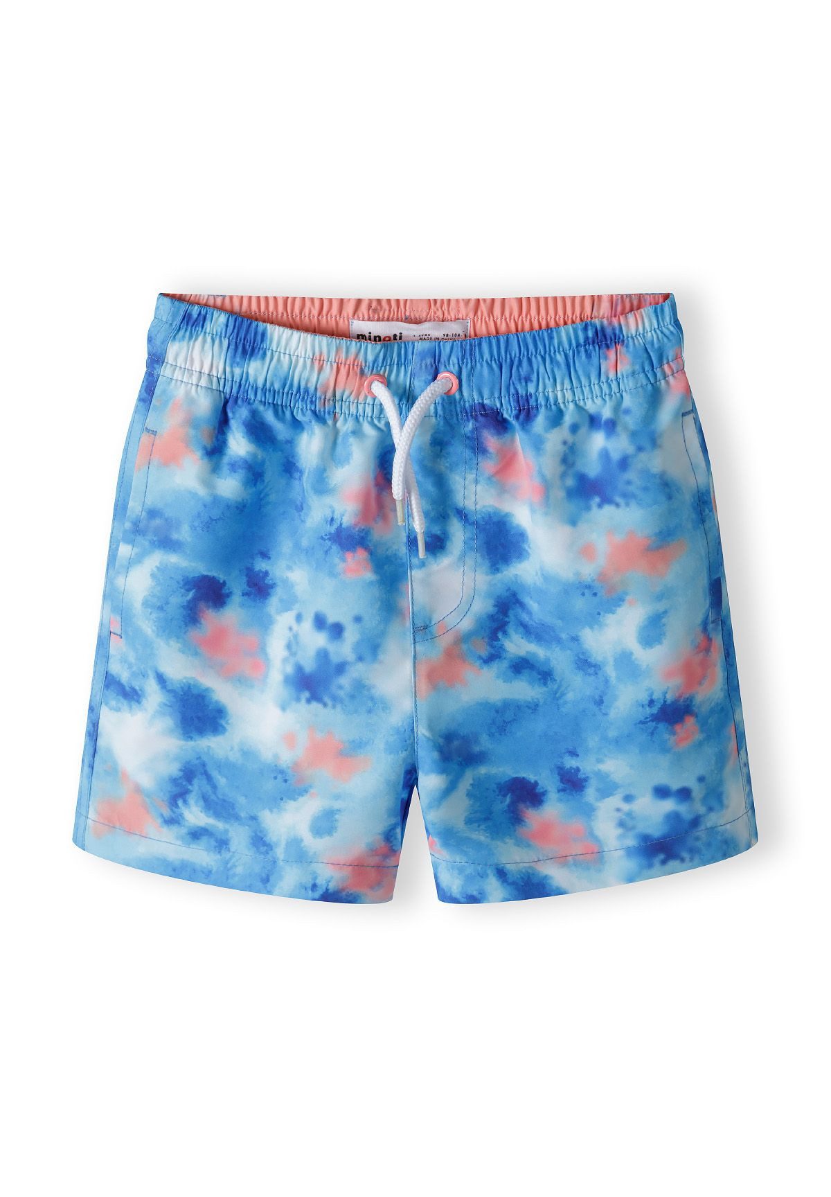 MINOTI Boxer-Badehose MINOTI Badeshorts Jungen – Board-Shorts mit Tropical-Print schnelltrocknend, mit Kordelazug