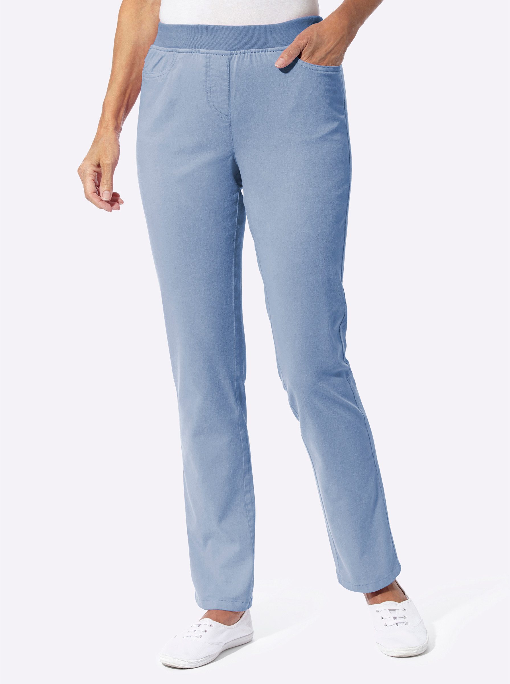 Sieh an! Jerseyhose Schlupfhose Innenbeinlänge ca. günstig online kaufen