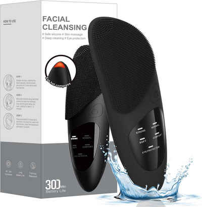 COOL-i ® Elektrische Gesichtsreinigungsbürste, Elektrische Gesichtsbürste-Ultraschall, wasserdicht,Memory-Funktion
