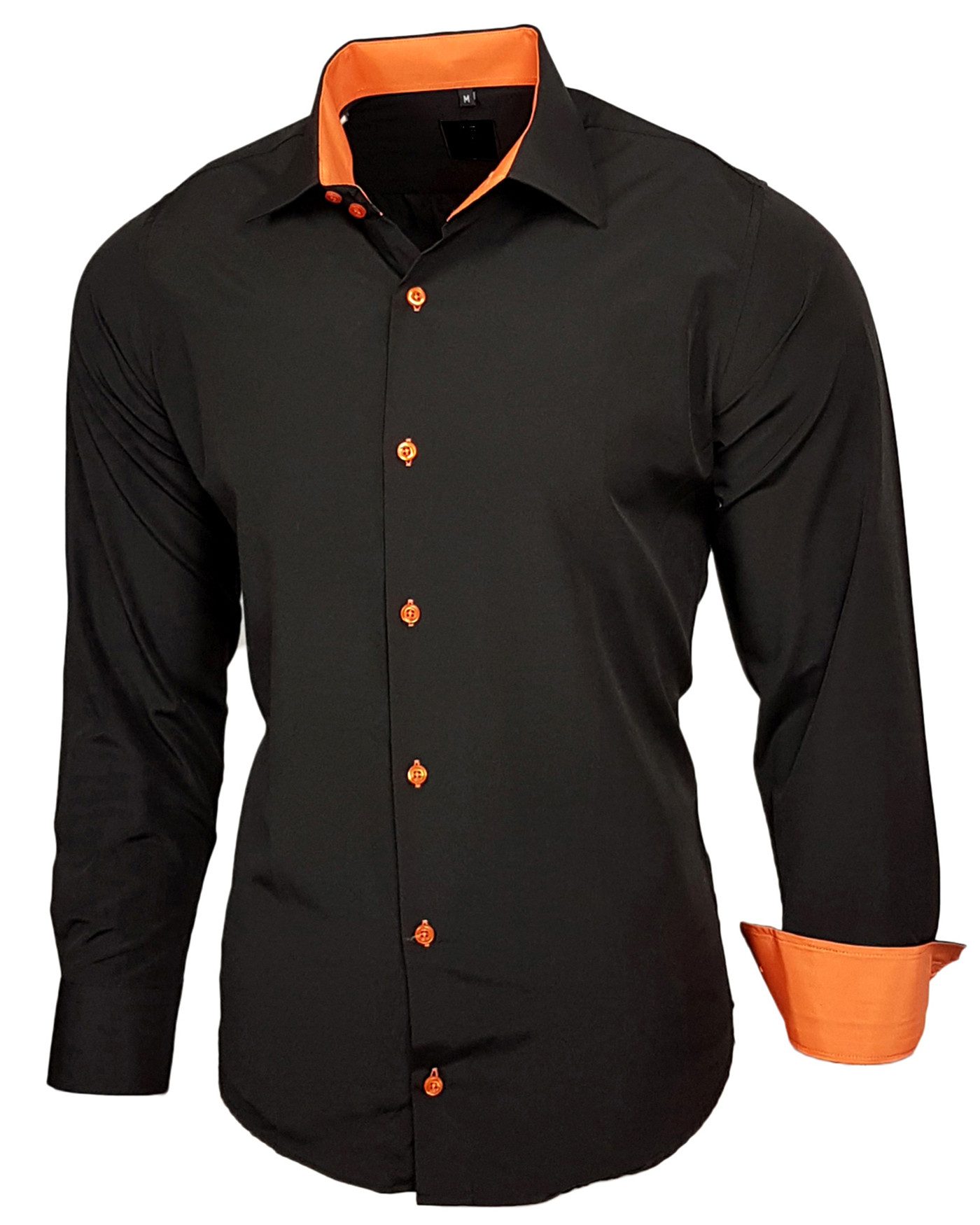 Baxboy Langarmhemd Kentkragen Businesshemd Slim Fit günstig online kaufen