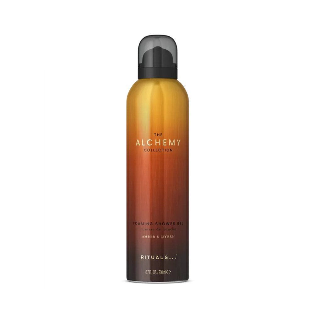 Rituals Duschgel The Alchemy Collection Foaming Shower Gel – 200 ml, Schäumendes Duschgel 200 ml – aromatische Kräuter & warme Noten