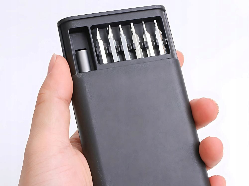 VERK GROUP Schraubendreher Präzisions Schraubendreher Set 24in1 Magnetisch Feinmechaniker, (Set, 1 St), 24-in-1 Set, magnetische Bits