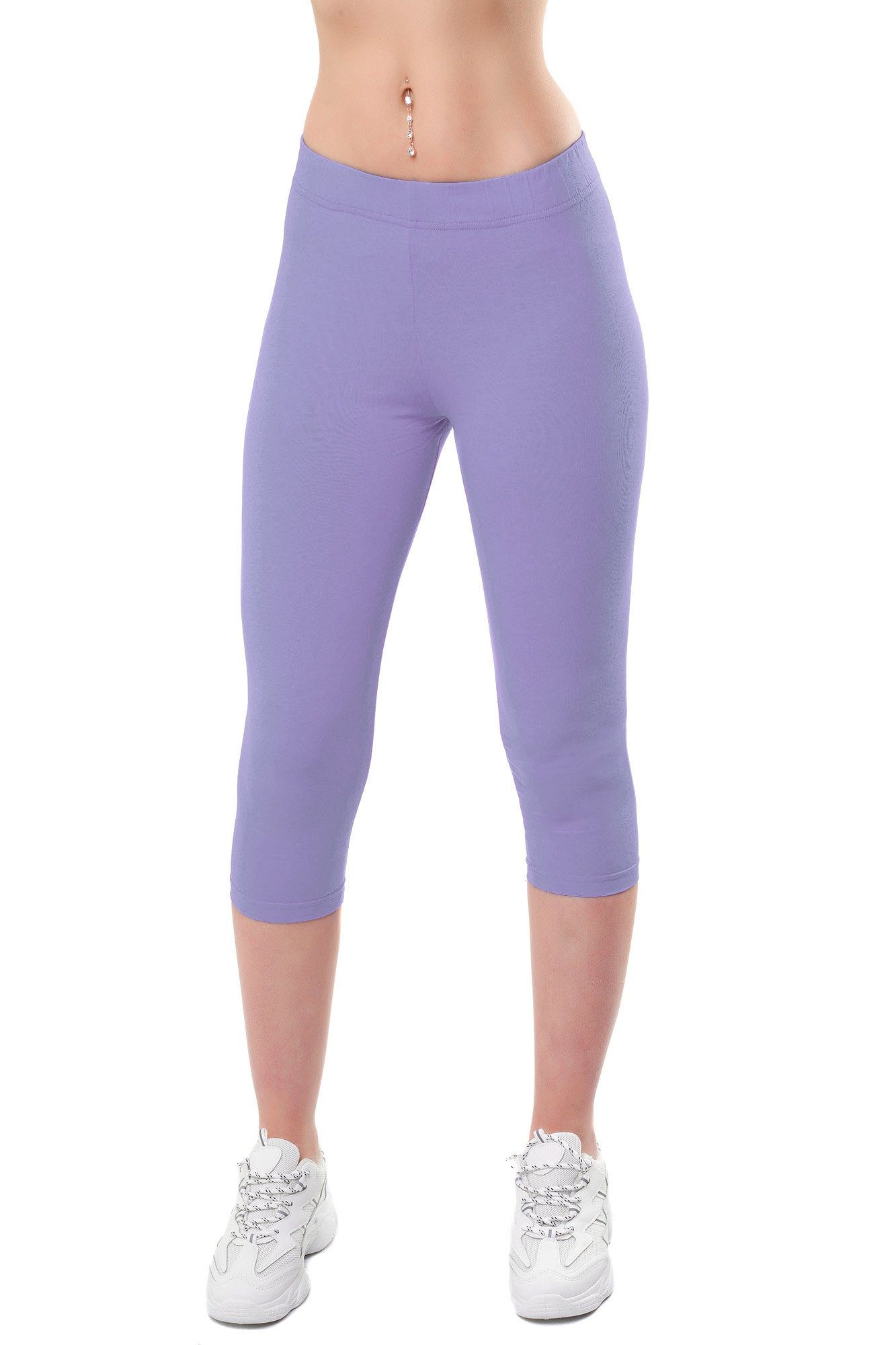Bongual Caprileggings Basics mit Komfortbund günstig online kaufen