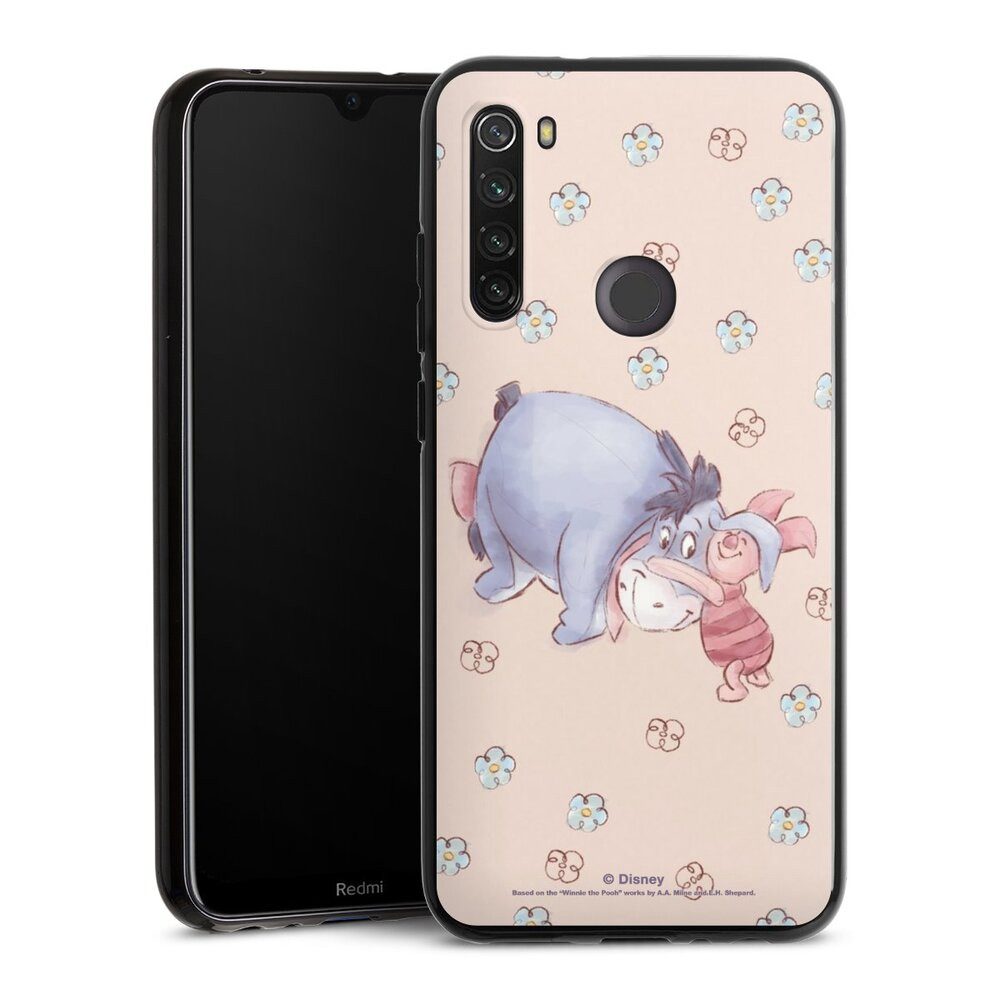 DeinDesign Handyhülle Disney Winnie Puuh Ferkel Esel I ahh und Ferkel, Xiaomi Redmi Note 8T Silikon Hülle Bumper Case Handy Schutzhülle