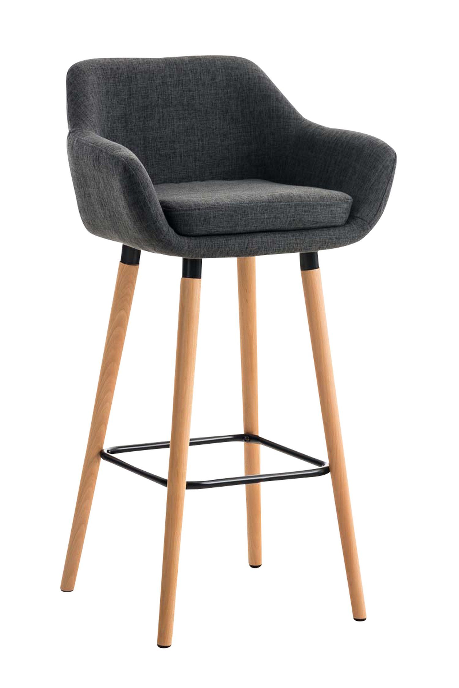 Barhocker Grande mit bequemer Rückenlehne und angenehmer Fußstütze