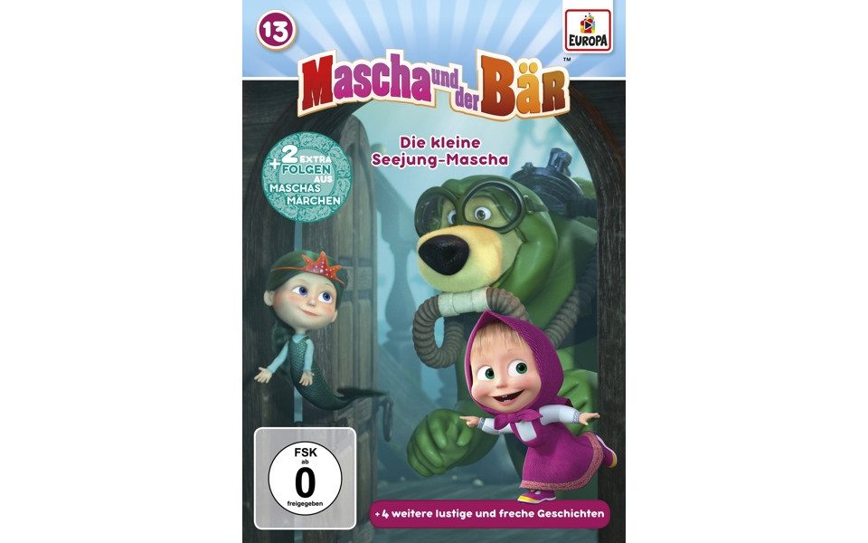 DVD Mascha und der Bär - Die kleine Seejung-Mascha, 1 DVD