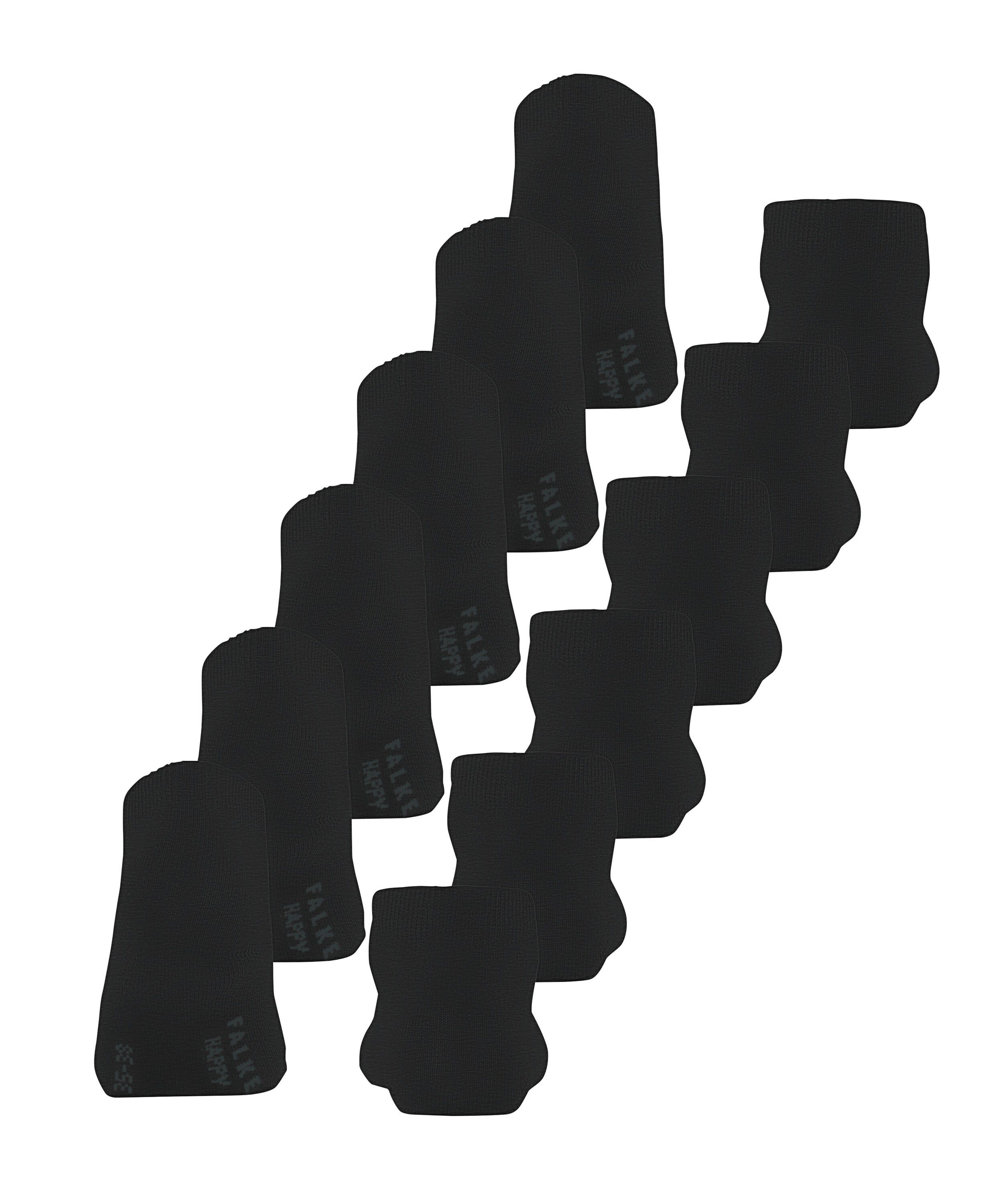 FALKE Sneakersocken Happy 6-Pack Sneakersocken (6-Paar) Set aus 6 Paar Baumwollsneakern