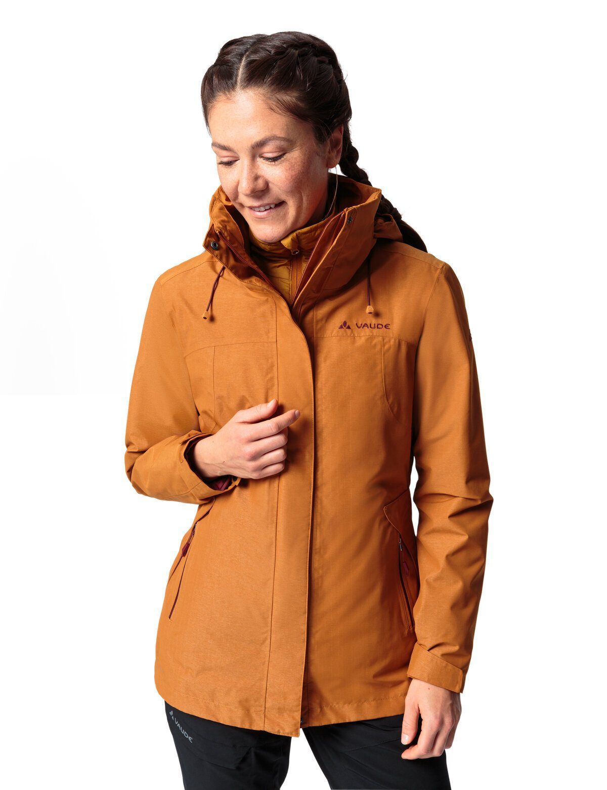 3in1 II VAUDE Jacket 3-in-1-Funktionsjacke Women's silt brown Skomer