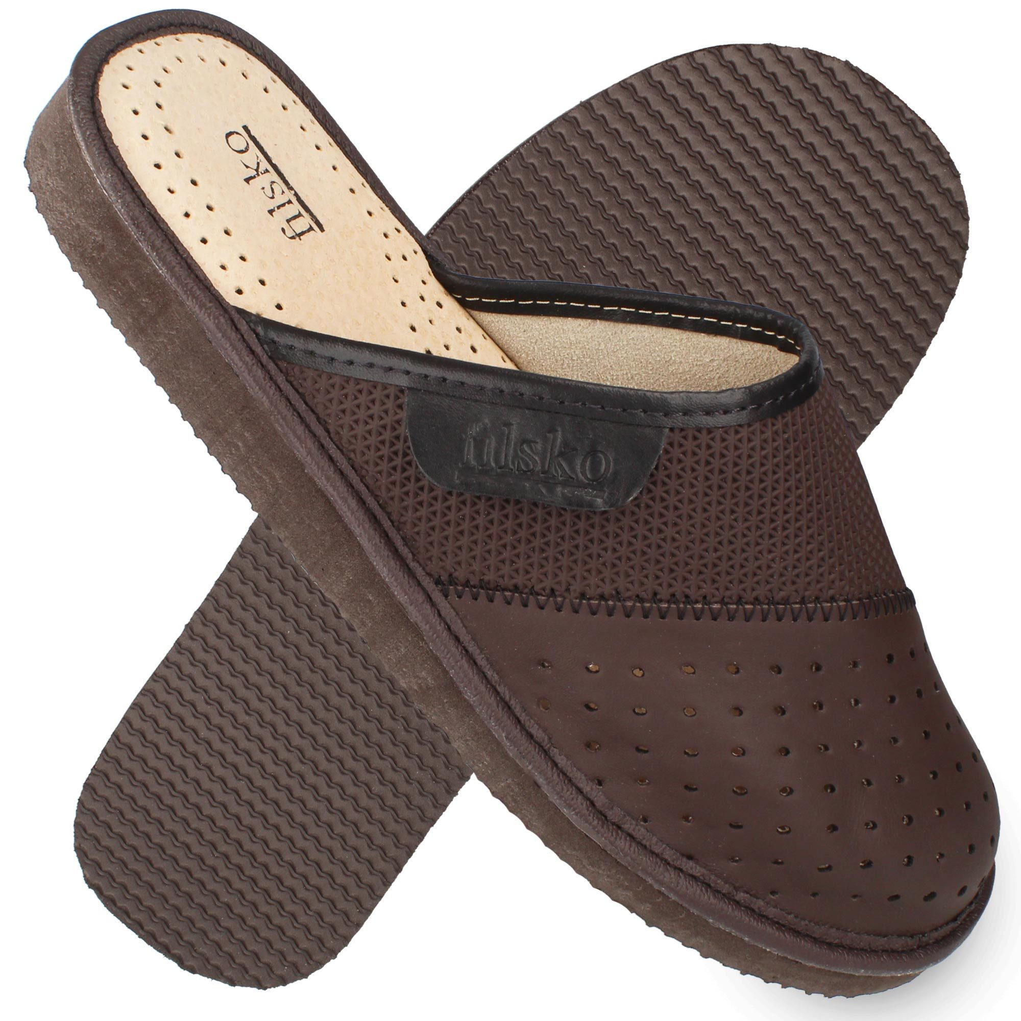 filsko Kapfenberg Herren Hausschuh (1 Paar, mit EVA Laufsohle) Memory-Foam