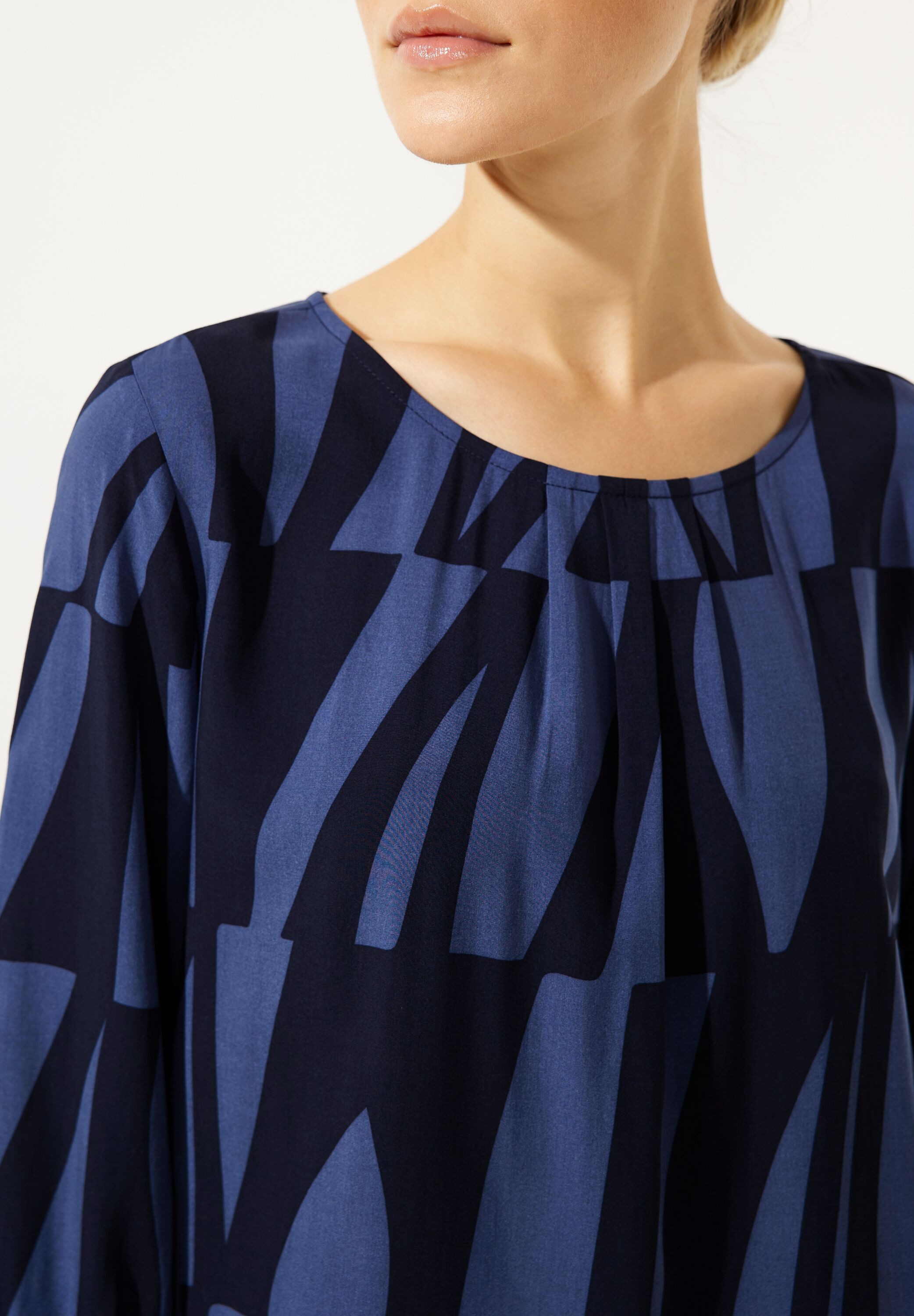 Langarmbluse Bluse mit Print