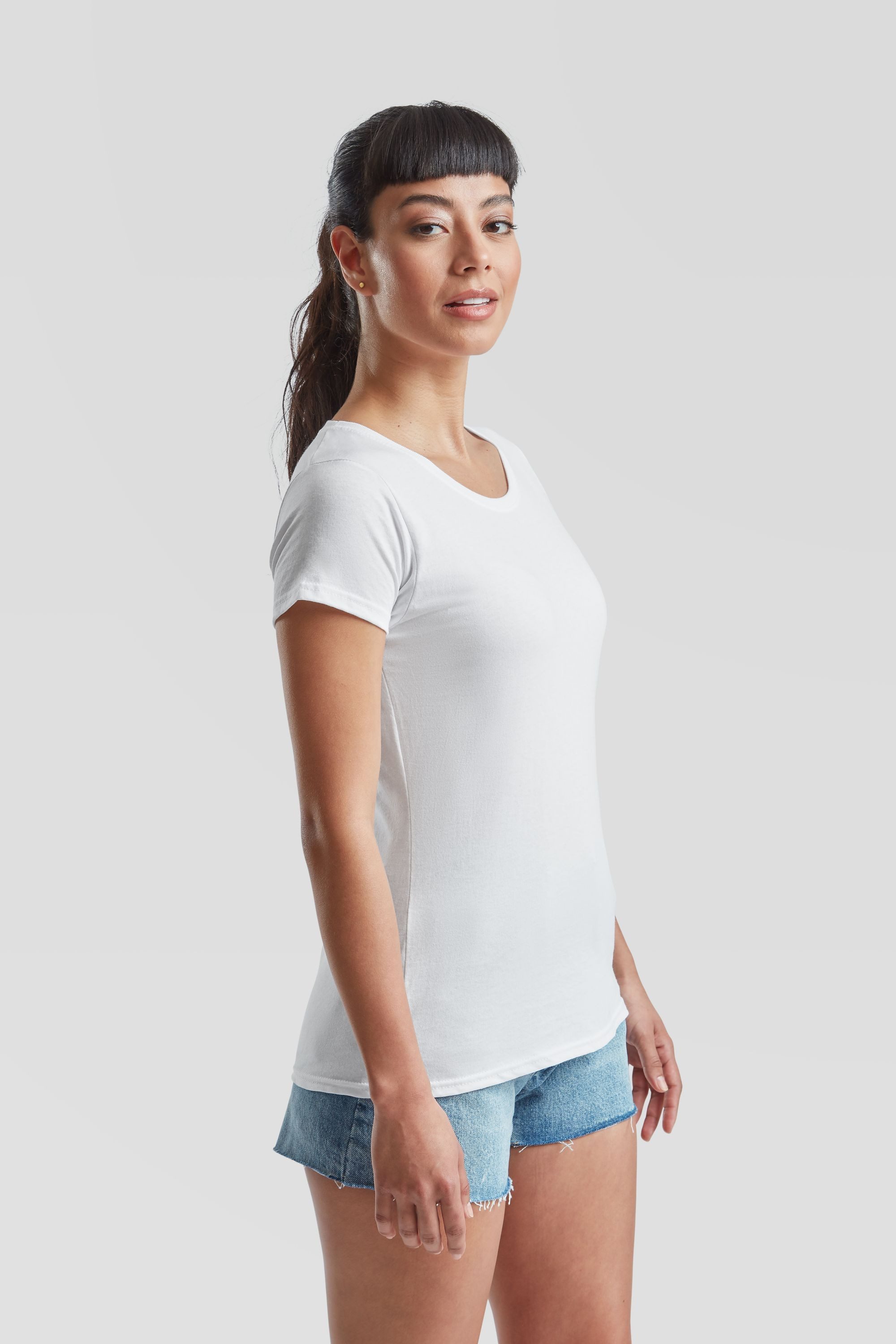 Fruit of the Loom Rundhalsshirt Fruit of the Loom Valueweight T Lady-Fit – Bild 4 von 5