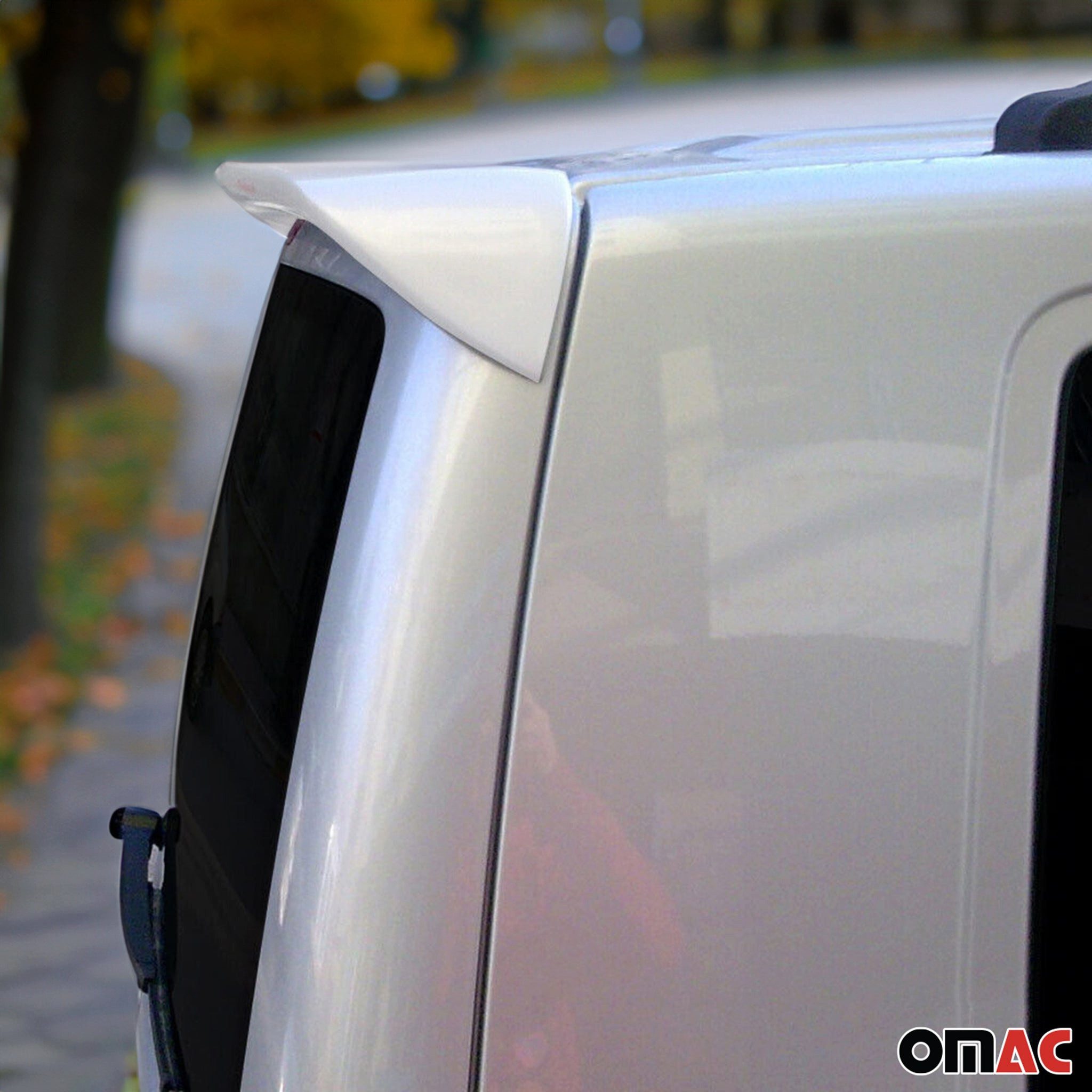OMAC Heckstoßstange Heckspoiler Dachspoiler für VW Transporter T5 2003-2015 Lackiert Weiß, 1-St.