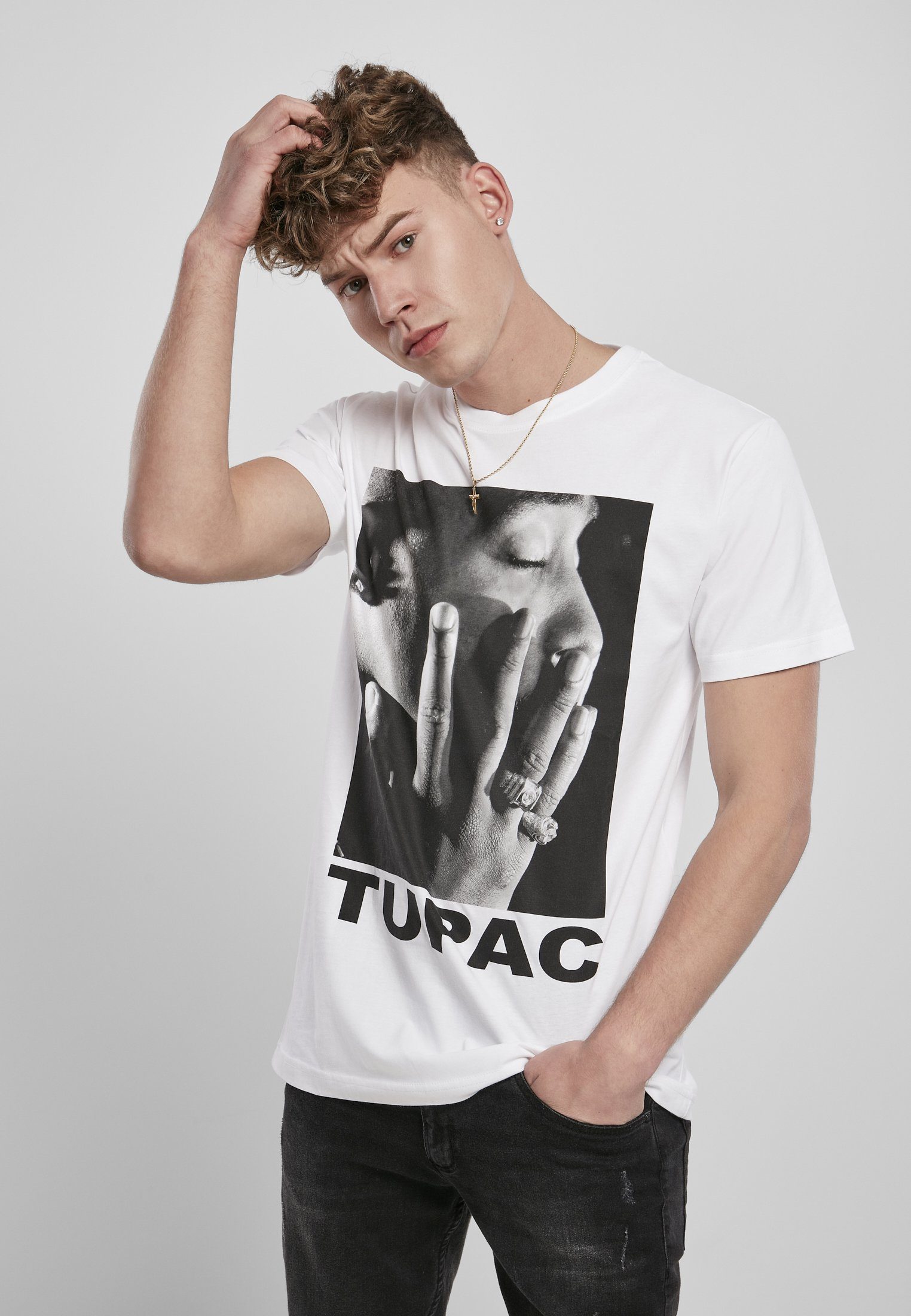 Herren Profile (1-tlg) T-Shirt Tee Tupac MisterTee