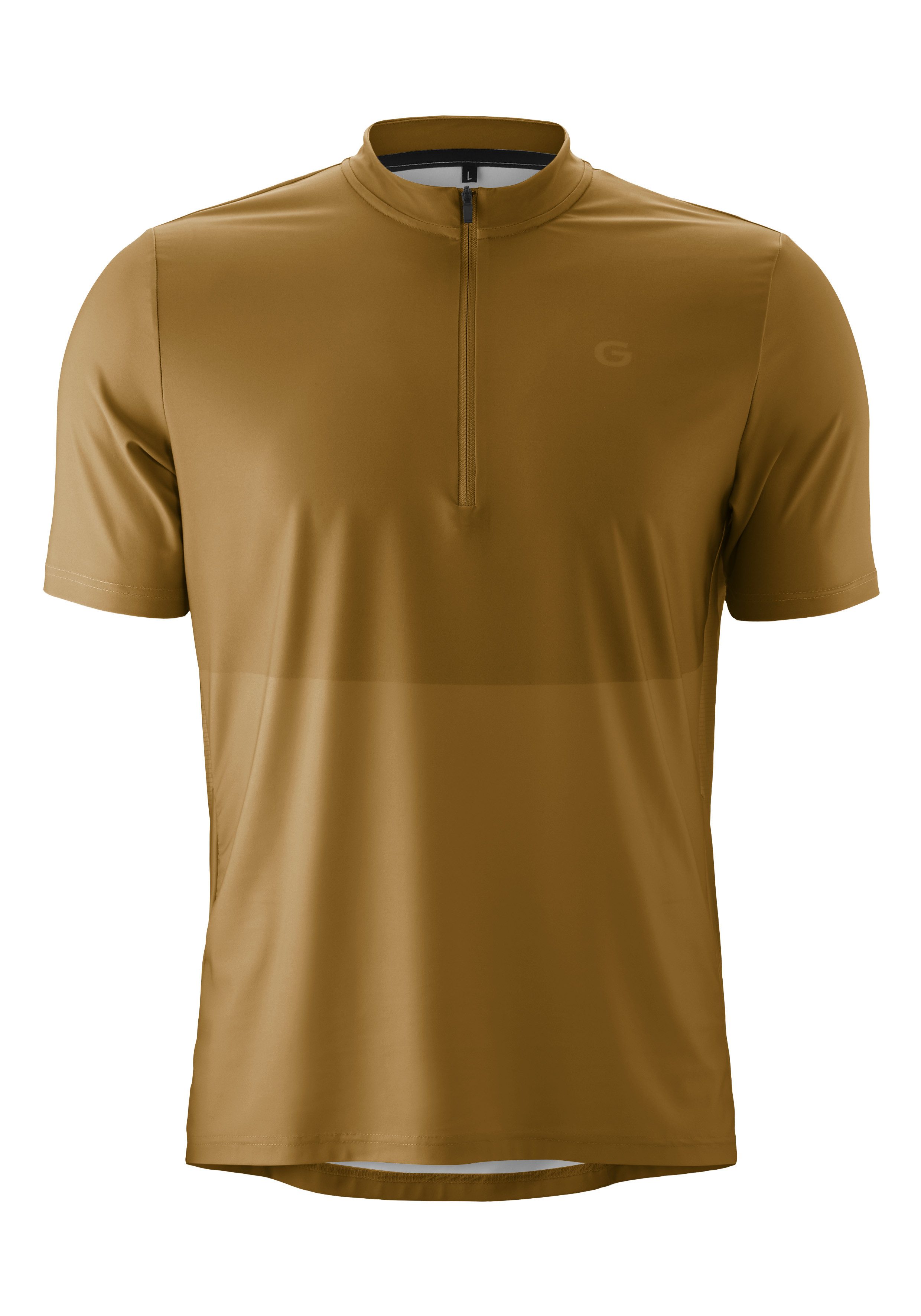 Gonso Radtrikot Adventure Jersey Halfzip M Herren Fahrradtrikot, modernes Half-Zip Trikot mit Rückentasche
