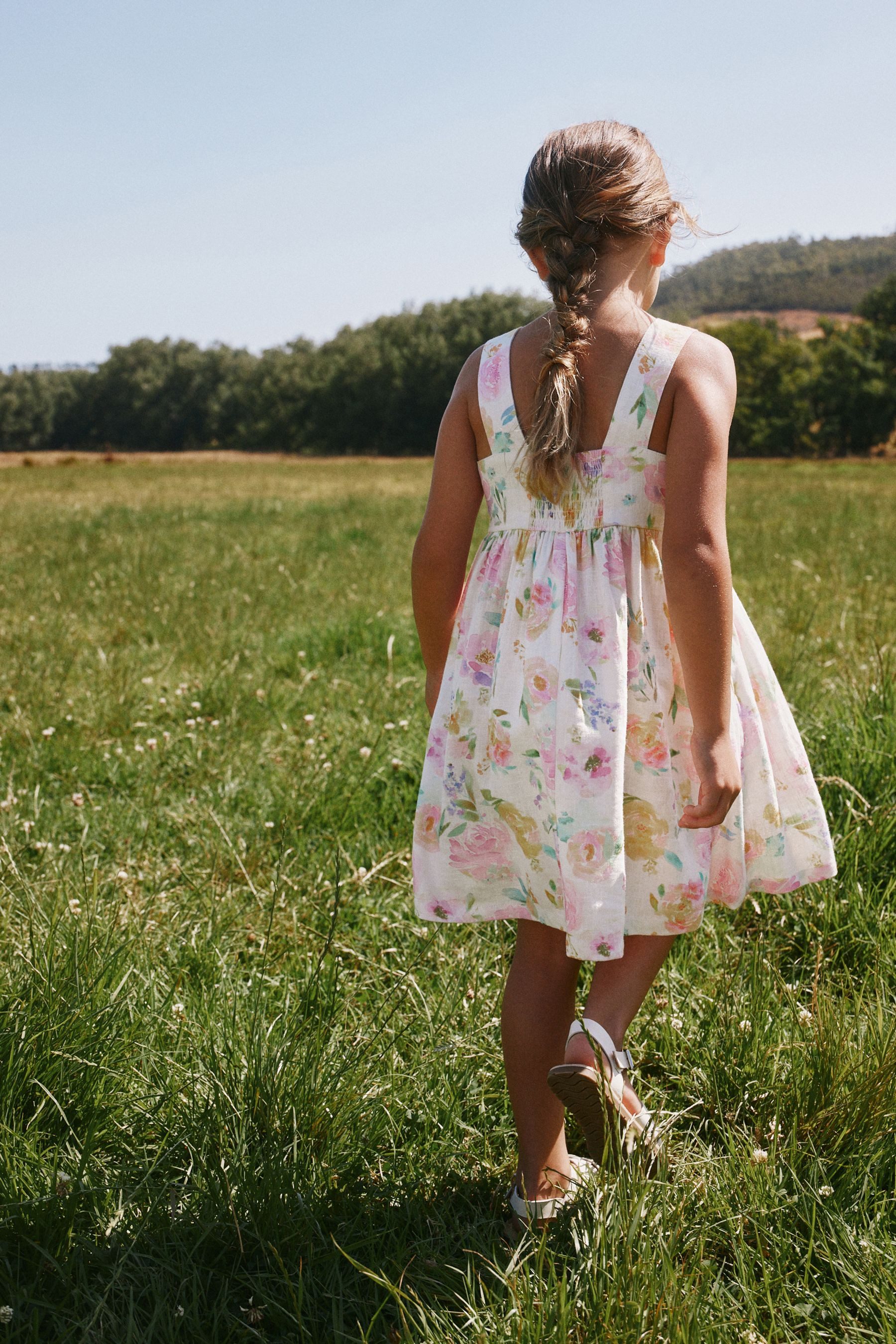 Next Sommerkleid Sommerkleid aus Leinen (1-tlg)