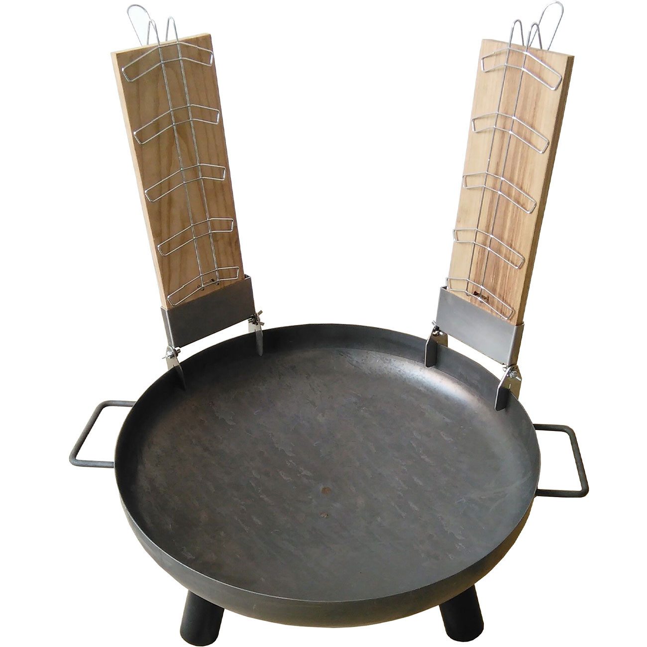 Westerholt Schwenkgrill Multifunktionsgrill 4in1 Dreibein Feuerschale Flammlachs Kessel Grill, Feuerschale Ø60 cm, Grillrost Ø55 cm, Dreibein 180 cm, Kessel 15  – Bild 4 von 5