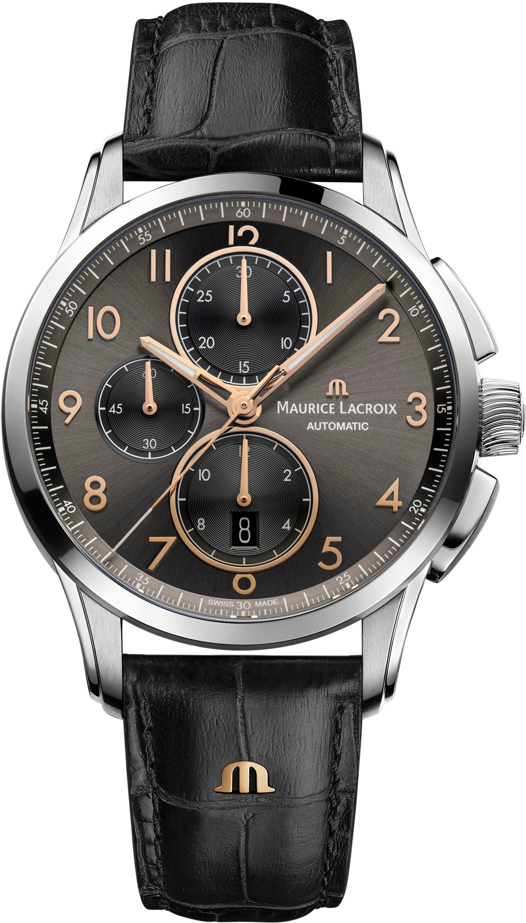 MAURICE LACROIX Chronograph Pontos Chronographe Date, PT6388-SS001-321-2, Automatik