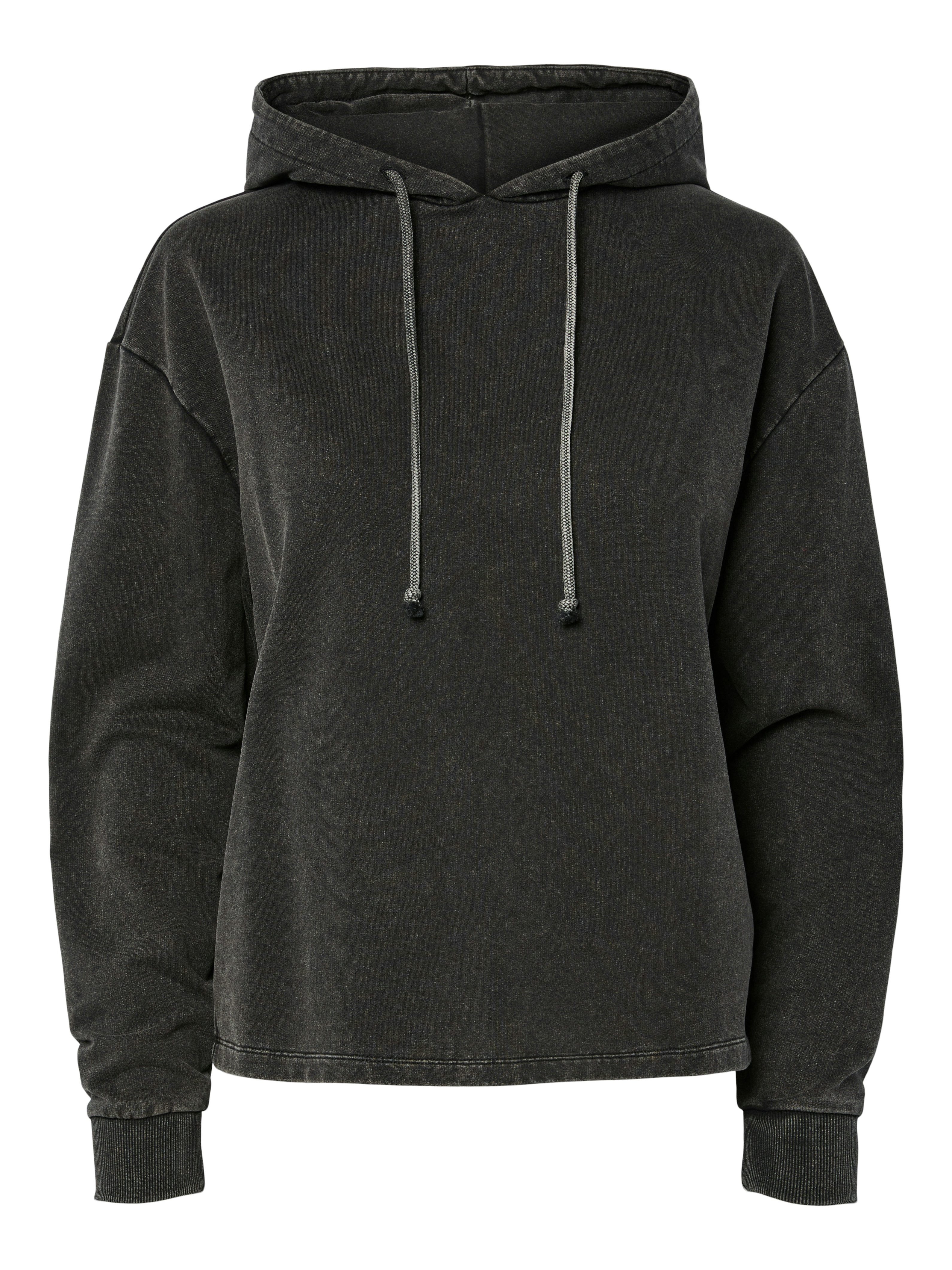 pieces Kapuzensweatshirt PCCHILLI LS WASHED SWEAT HOODIE NOOS BC