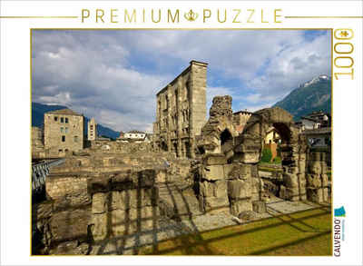 CALVENDO Puzzle CALVENDO Puzzle Römisches Theater, Aosta 1000 Teile Lege-Größe 64 x 48 cm Foto-Puzzle Bild von Thomas Polske, 1000 Puzzleteile
