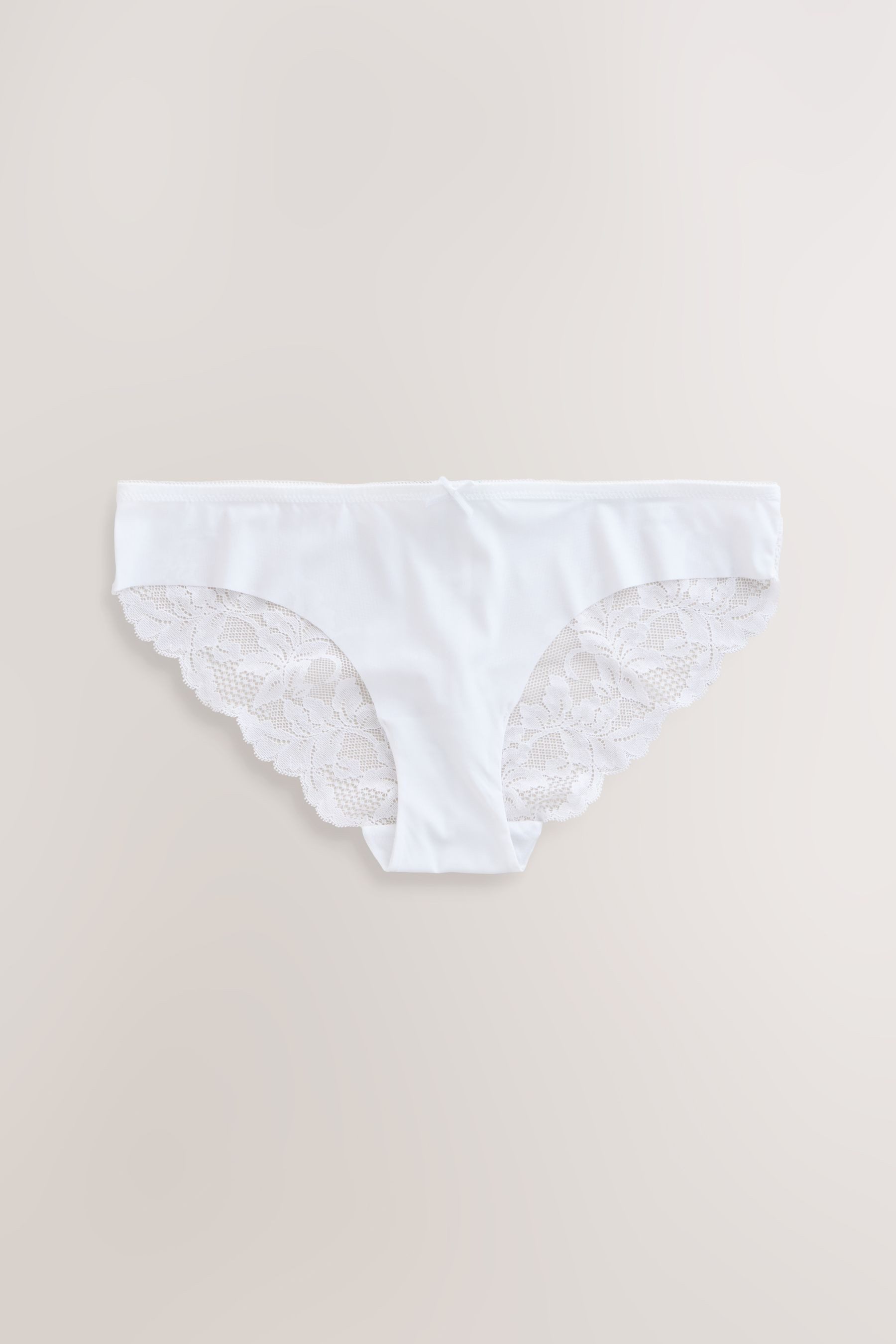 Next Brasilslip Nahtlose Slips mit Spitzeim 7er-Pack, Brazilian (7-St)