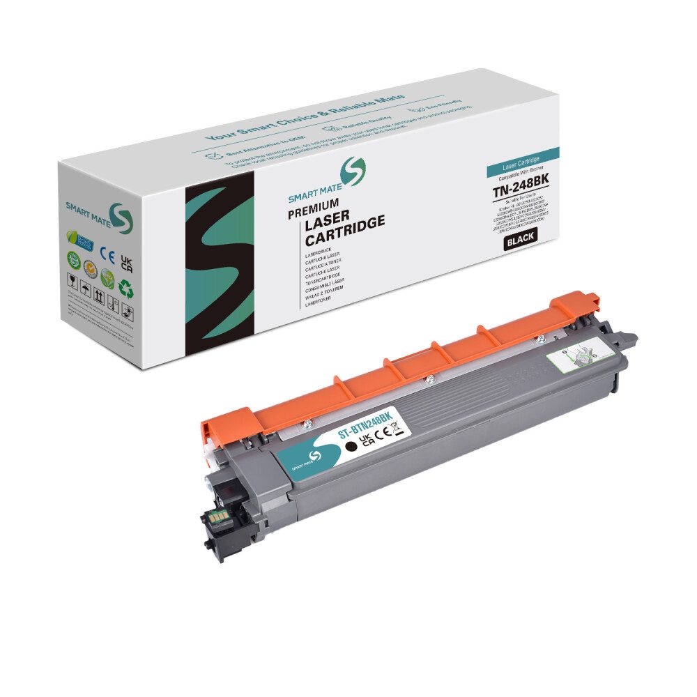 SmartMate Tonerpatrone SmartMate wiederaufbereitete toner Brother TN-248BK, (1-St)