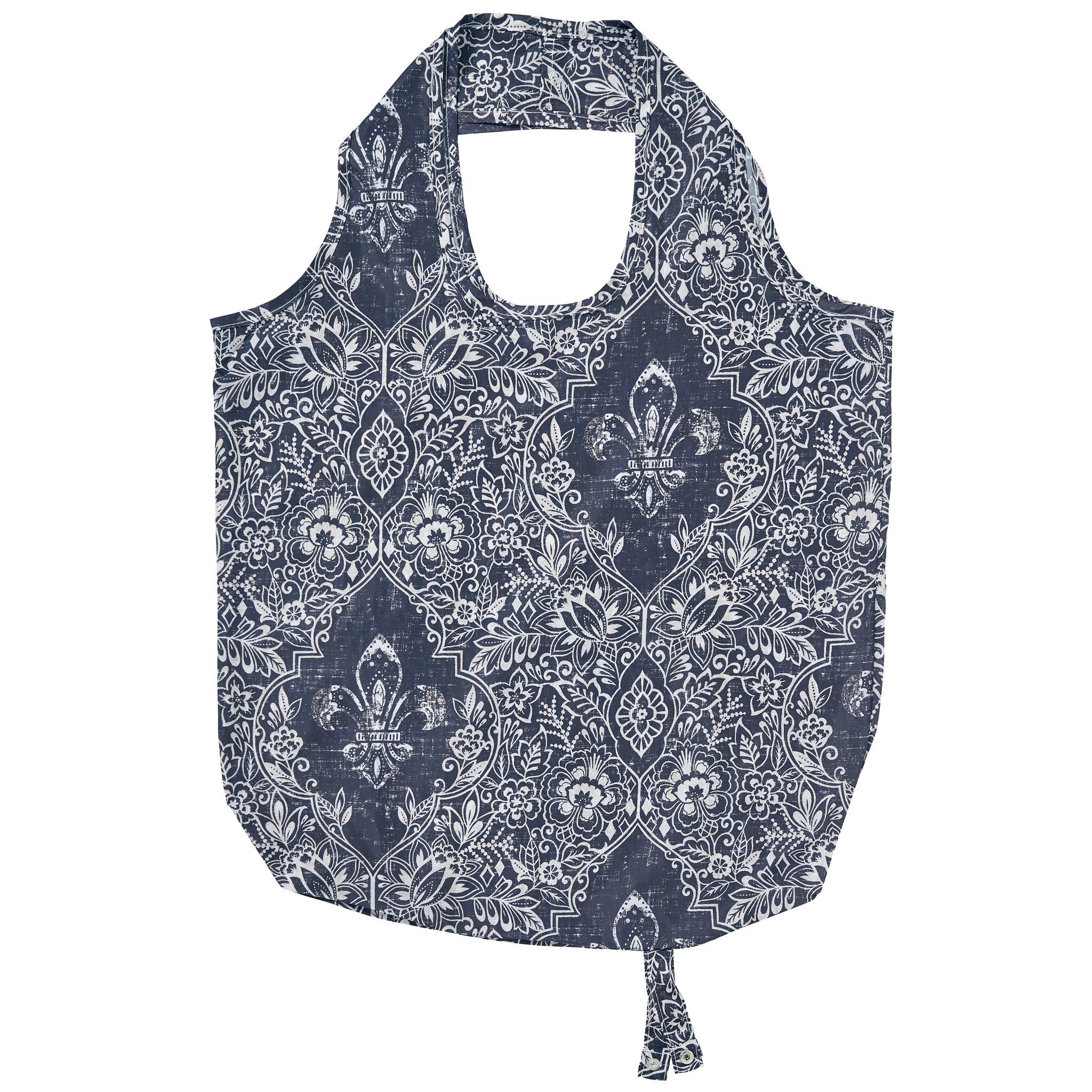 Ulster Weavers Roll-up-Tasche Einkaufstasche Fleur de 61 faltbare incl. x Einkaufsbeutel Tragegriffe 46 Lis, ca. cm