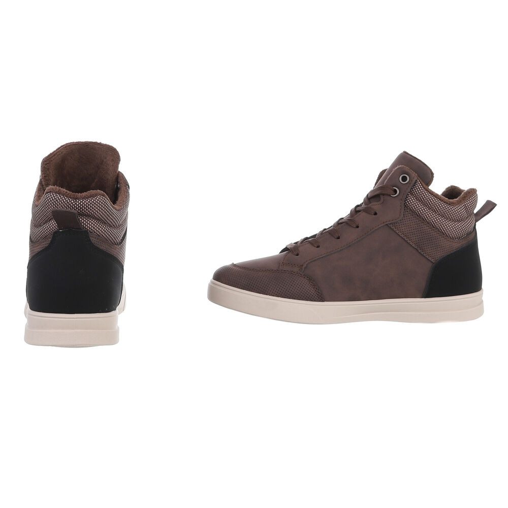 Coolwalk Herren High-Top Freizeit Sneaker (88828893) Flach Sneakers in Braun